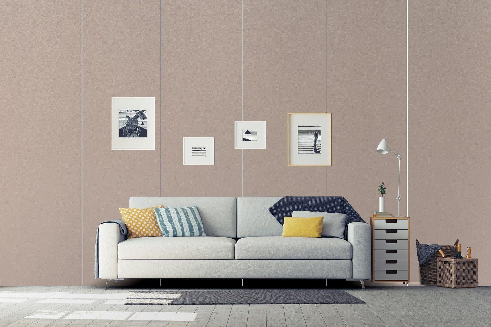 Khaki Plain Laminate 8x4 ft High Gloss 1 mm - 3521 SMR