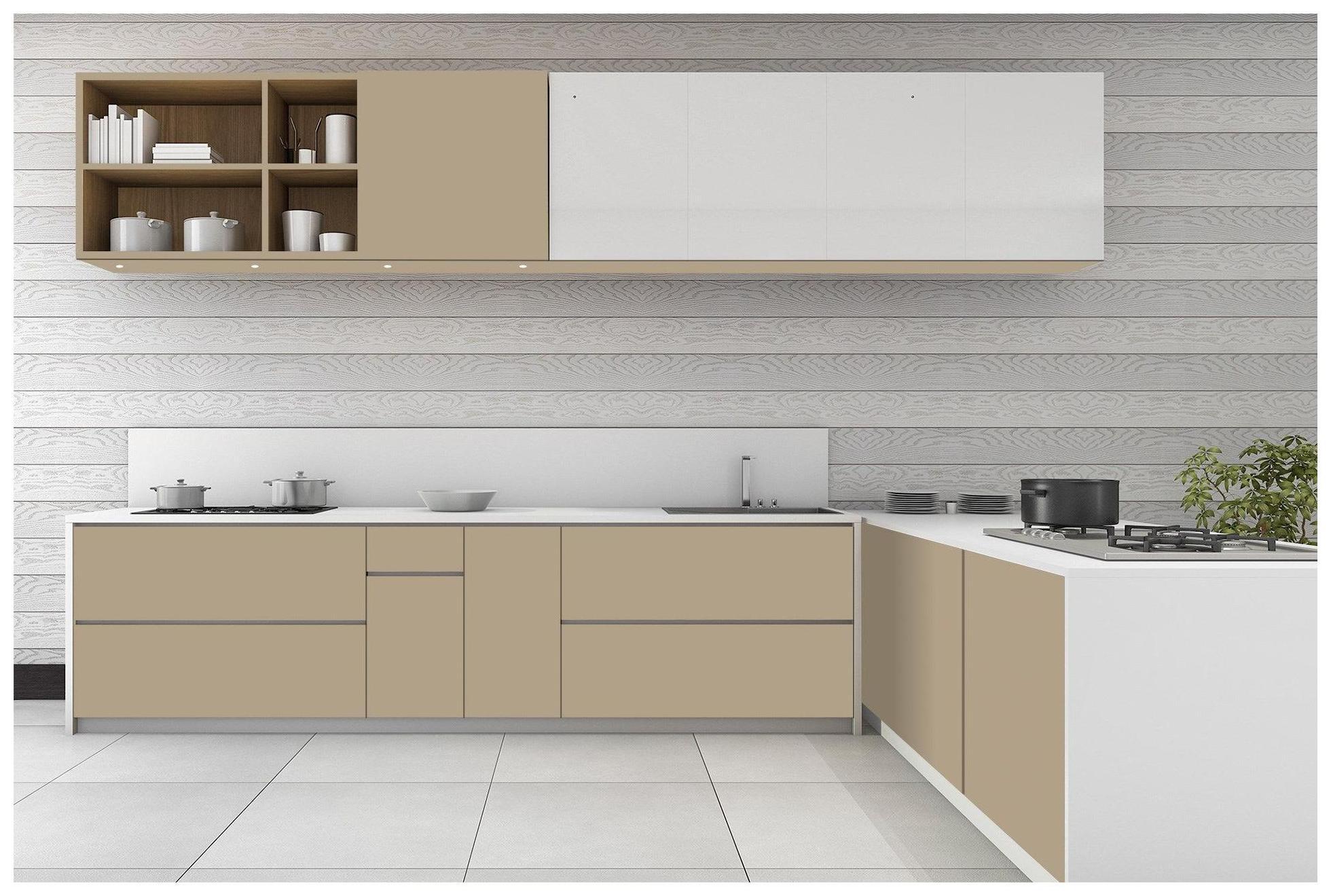 Ginger Root Plain Laminate 8x4 ft Suede 1 mm - 3527 SUD