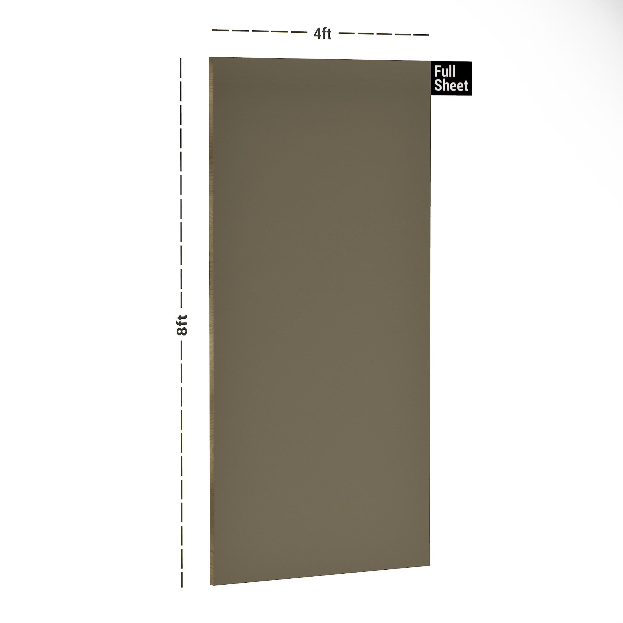 Tan Plain Laminate 8x4 ft High Gloss 1 mm - 3528 SLG