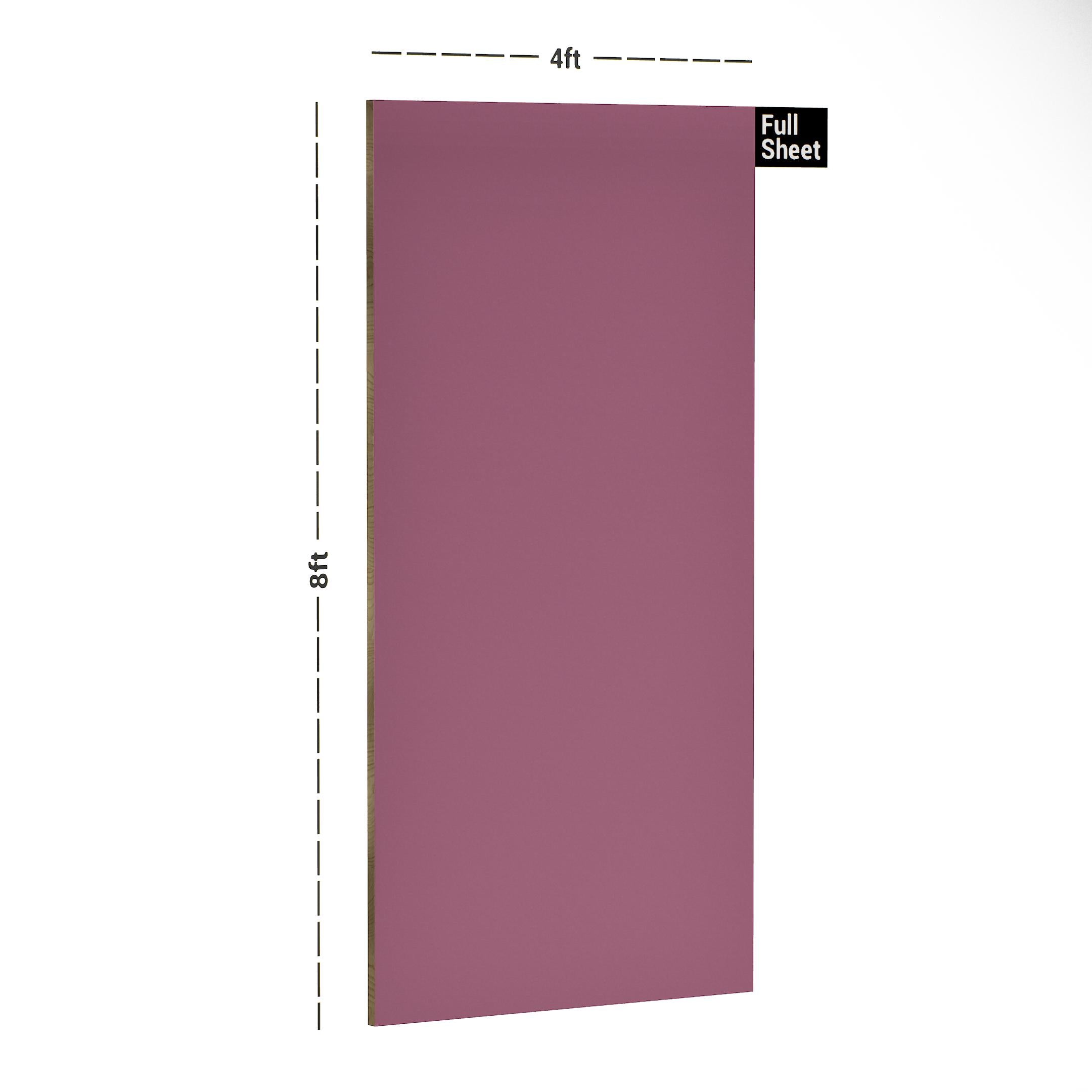 Roseate Plain Laminate 8x4 ft Suede 1 mm - 3543 SUD