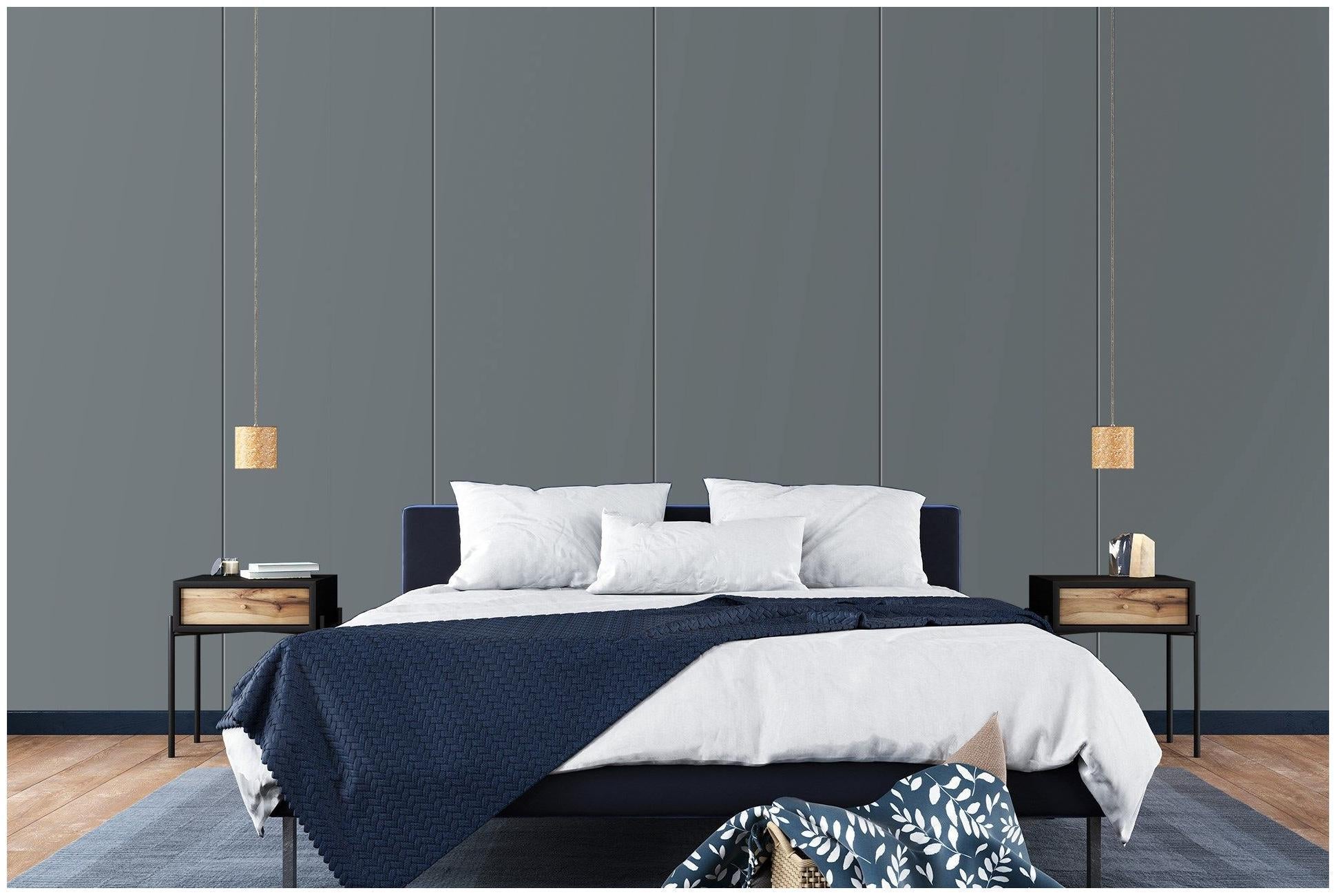 Silver Plain Laminate 8x4 ft Suede 1 mm - 3551 SUD