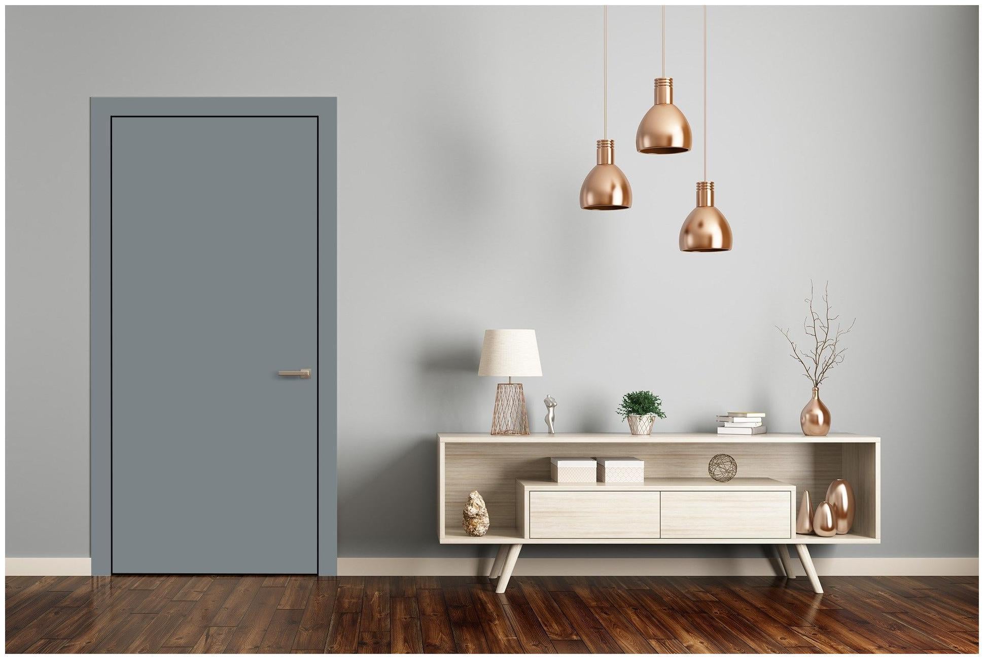 Silver Plain Laminate 8x4 ft Suede 1 mm - 3551 SUD