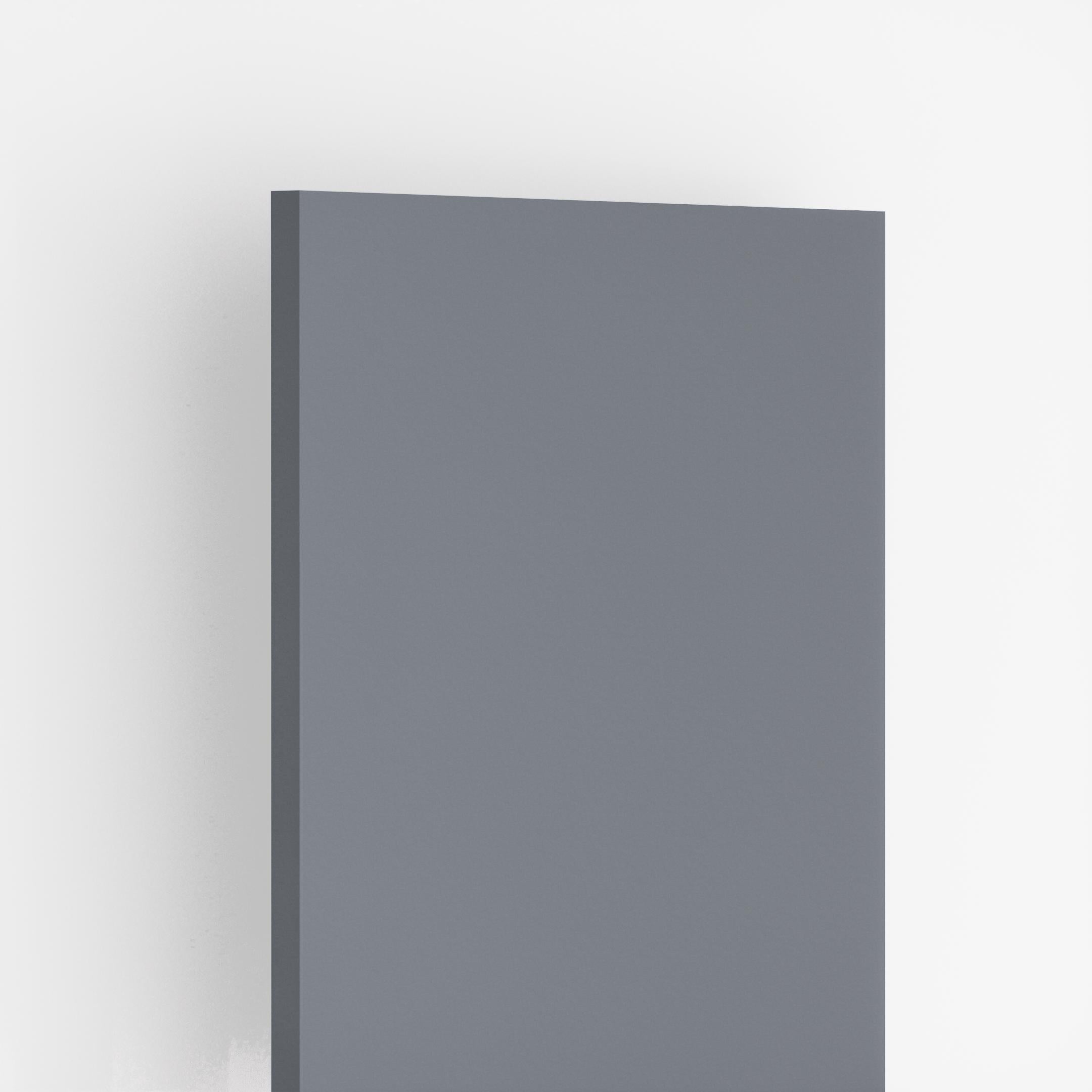 Silver Plain Laminate 8x4 ft Suede 1 mm - 3551 SUD