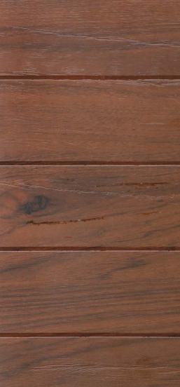 Brown wood grain laminate with textured finish and visible wood pattern and knots