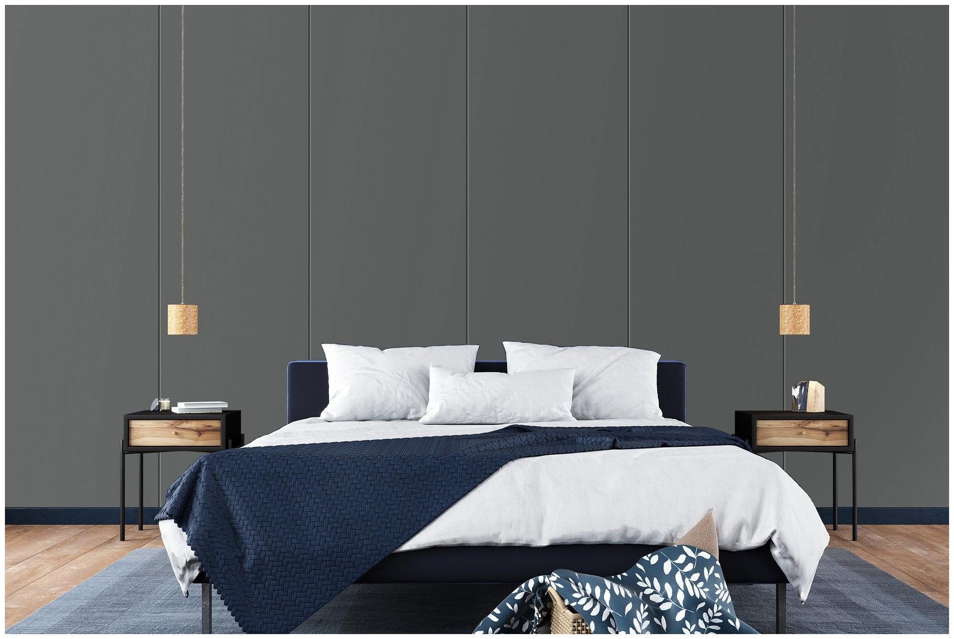 Nickel Grey Plain Laminate 8x4 ft Suede 1 mm - 3553 SUD