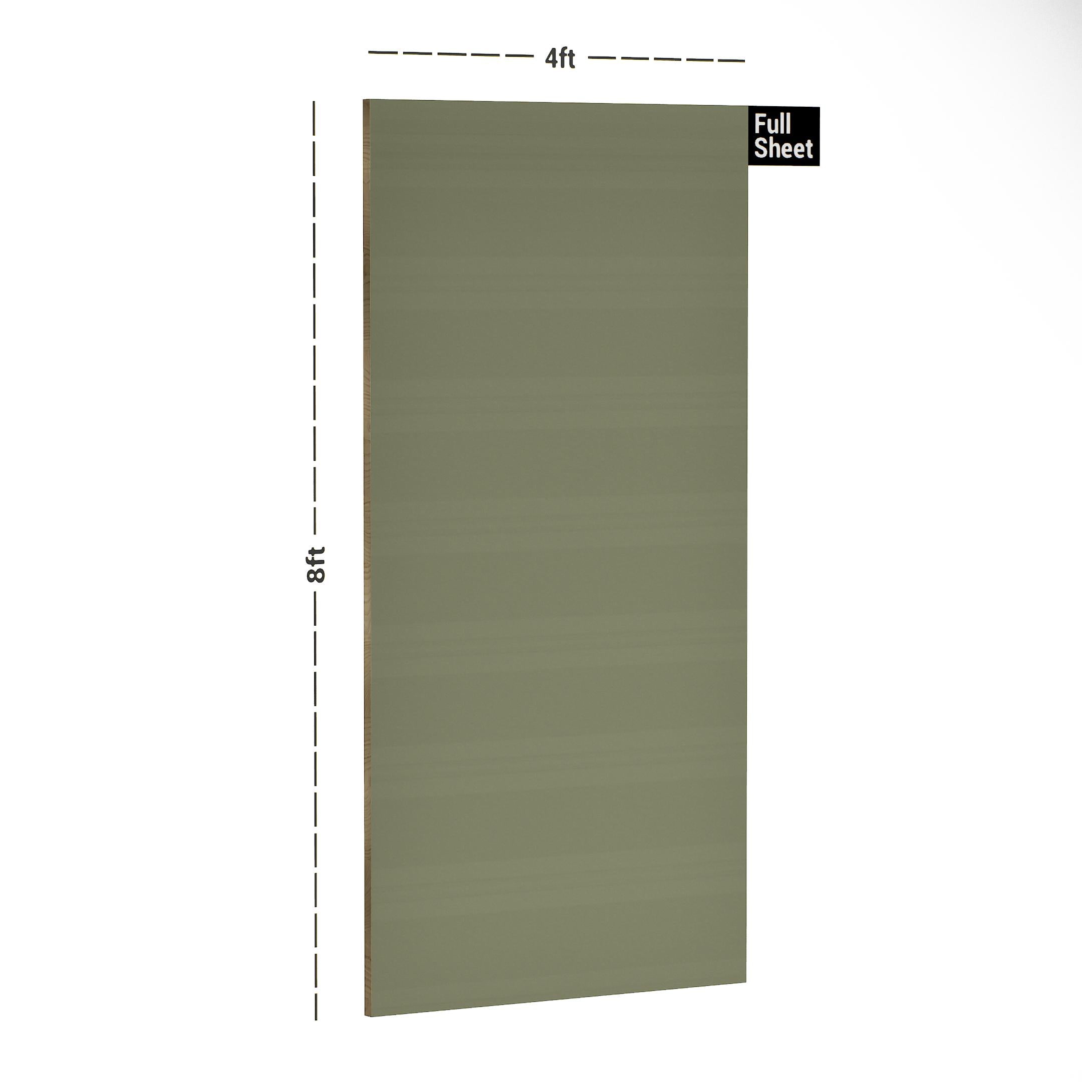 Grey Out Plain Laminate 8x4 ft High Gloss 1 mm - 3561 SMR