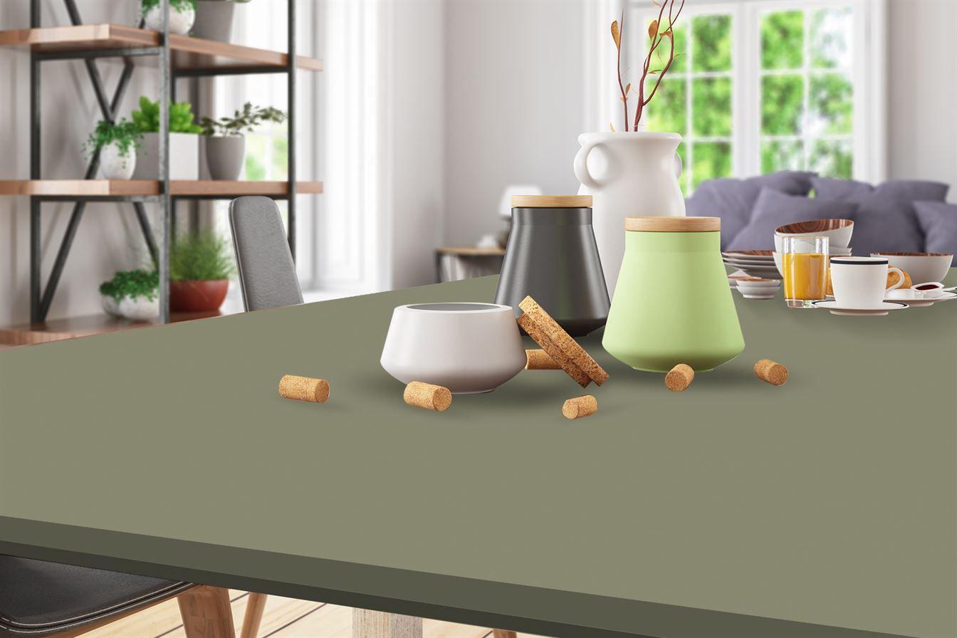 Grey Out Plain Laminate 8x4 ft High Gloss 1 mm - 3561 SMR