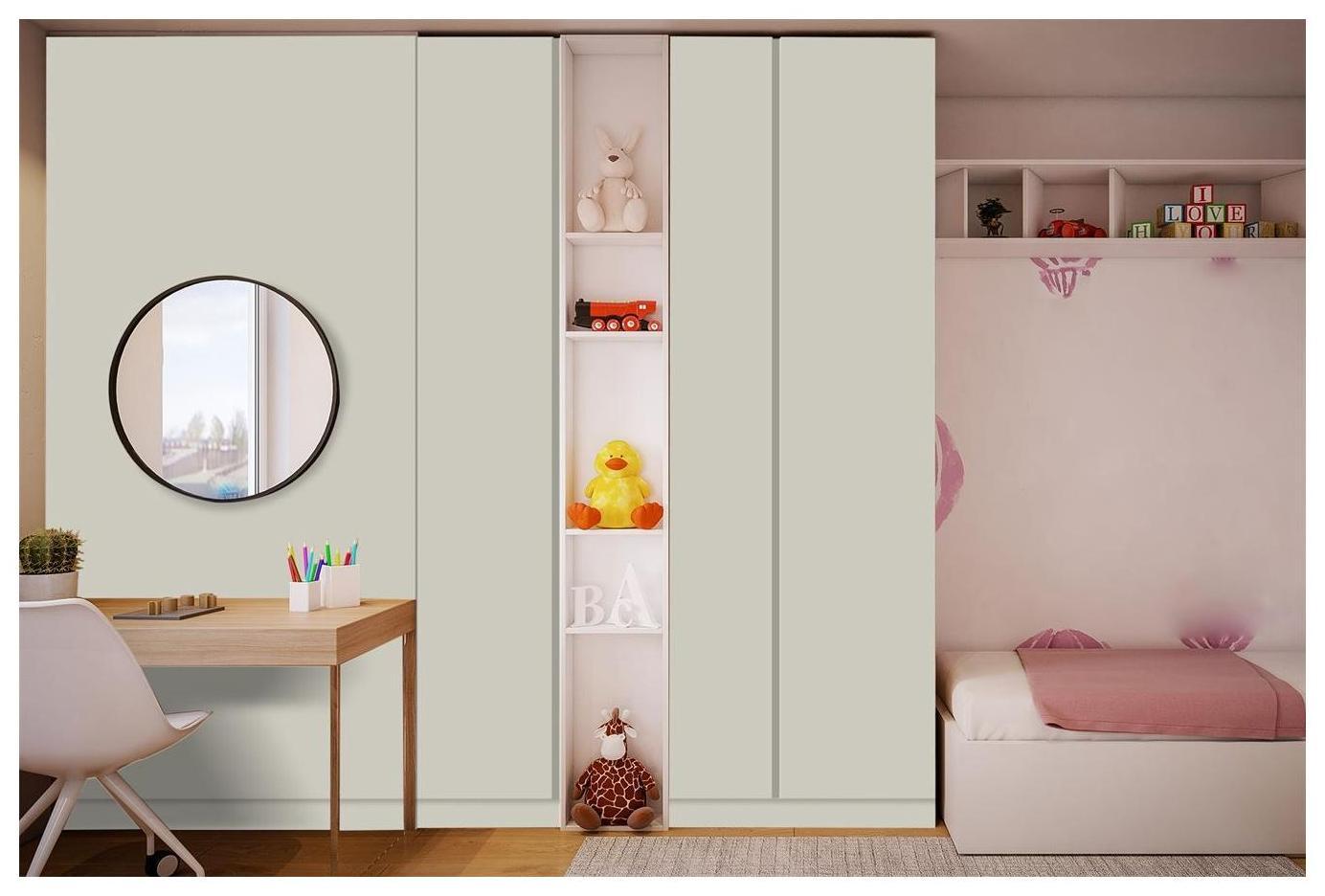 Pearly Mist Plain Laminate 8x4 ft High Gloss 1 mm - 3562 NGL