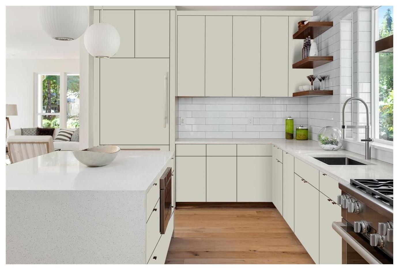 Pearly Mist Plain Laminate 8x4 ft High Gloss 1 mm - 3562 NGL