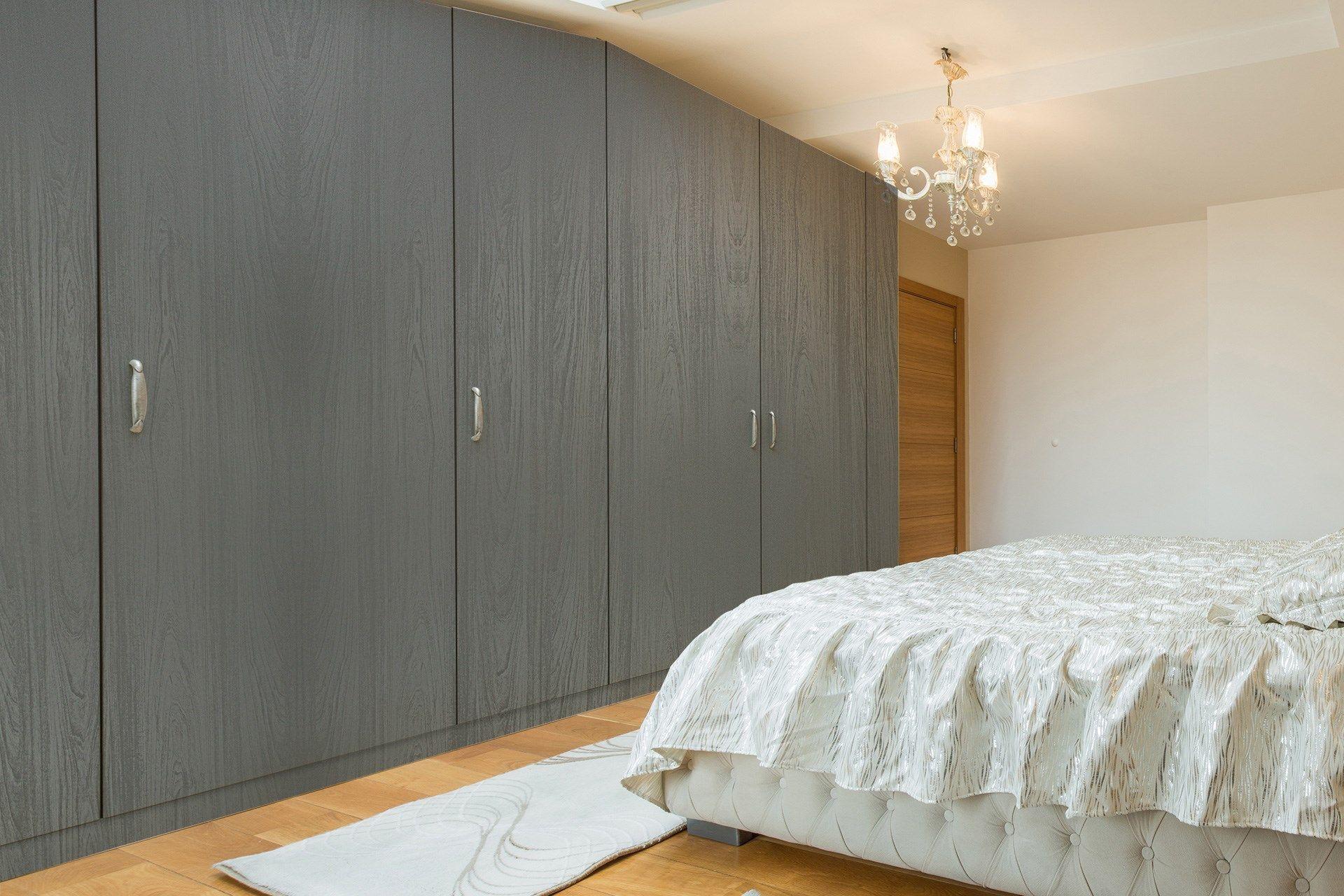 Porpoise Grey Wood Laminate 8x4 ft Texture 1 mm - 3563 PWD