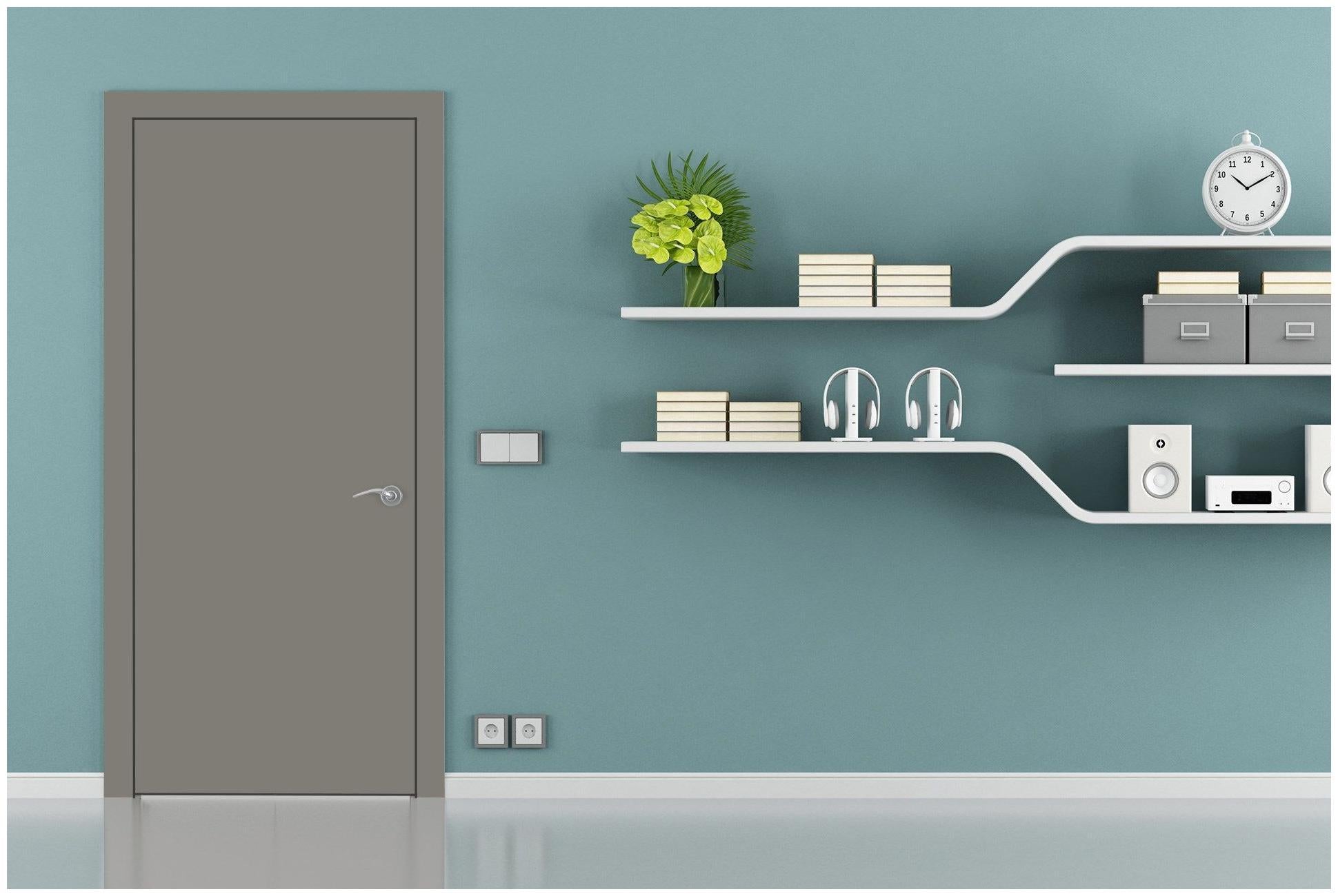 Porpoise Grey Plain Laminate 8x4 ft High Gloss 1 mm - 3563 SMR