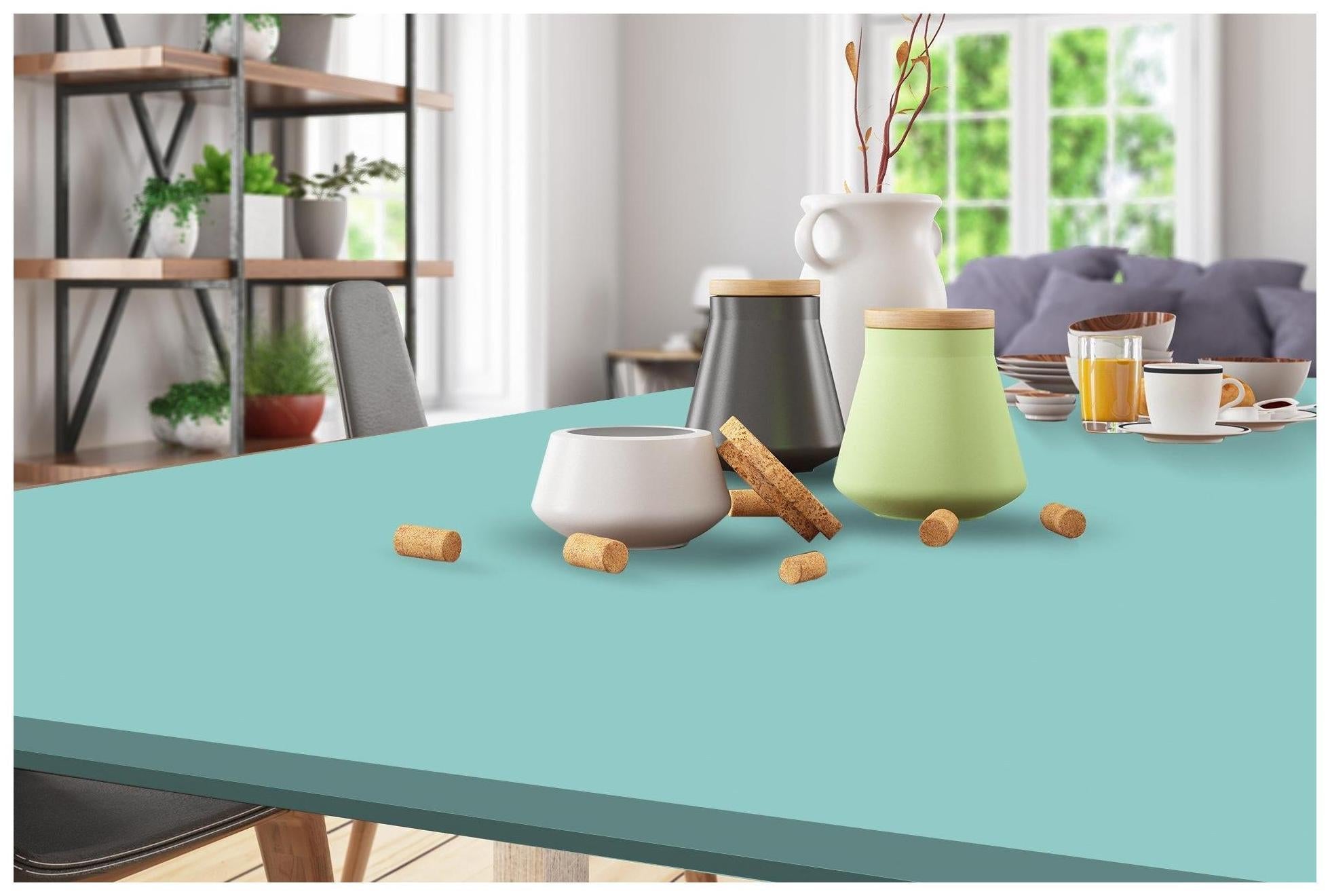 Celeste Plain Laminate 8x4 ft Suede 1 mm - 3570 SUD