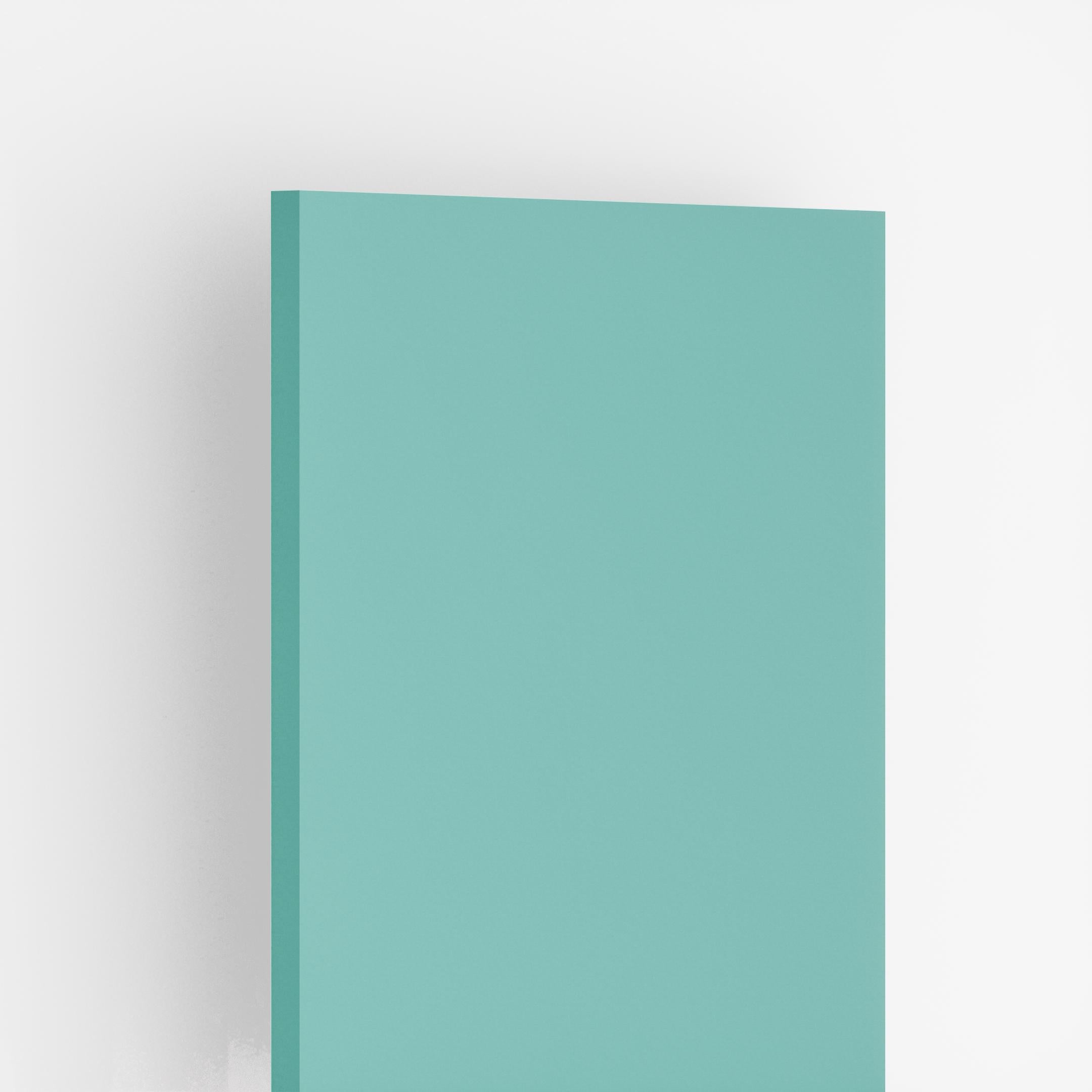 Cyan Plain Laminate 8x4 ft Suede 1 mm - 3572 SUD