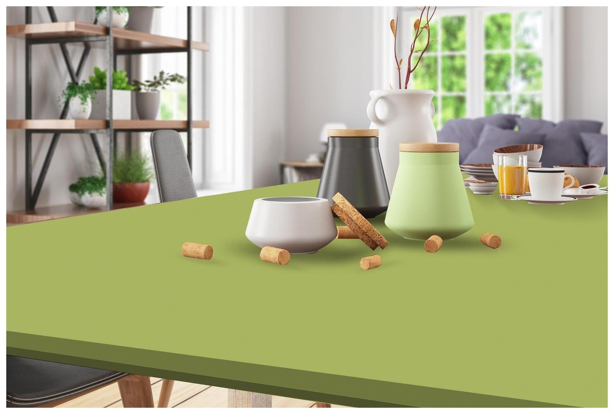 Soft Fern Plain Laminate 8x4 ft Suede 1 mm - 3576 SUD