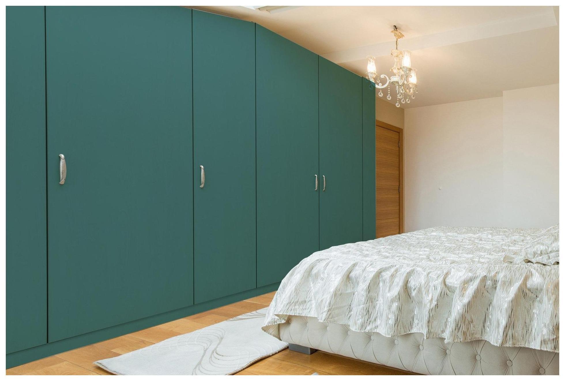 Green Tea Plain Laminate 8x4 ft High Gloss 1 mm - 3577 SMR