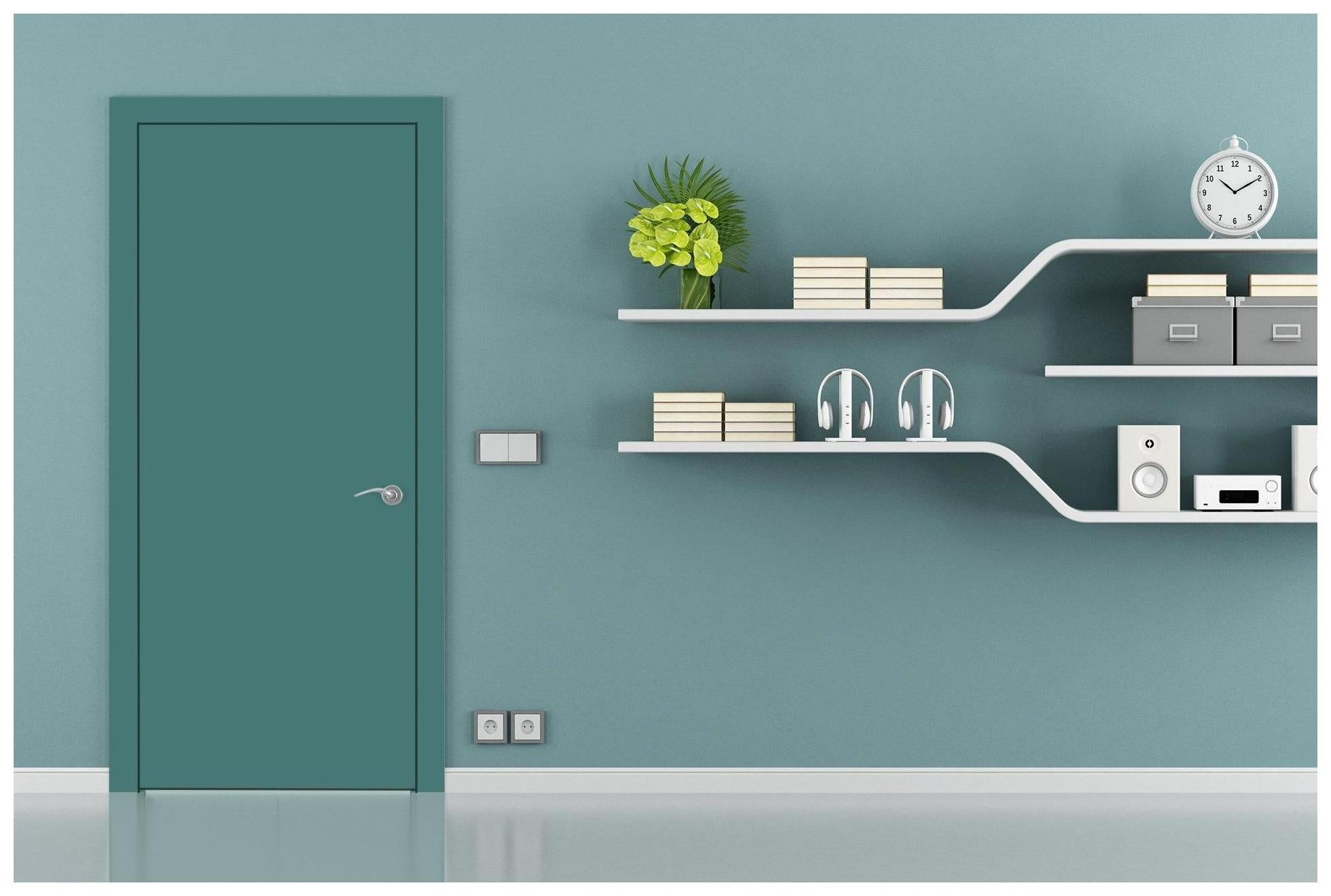 Green Tea Plain Laminate 8x4 ft High Gloss 1 mm - 3577 SMR