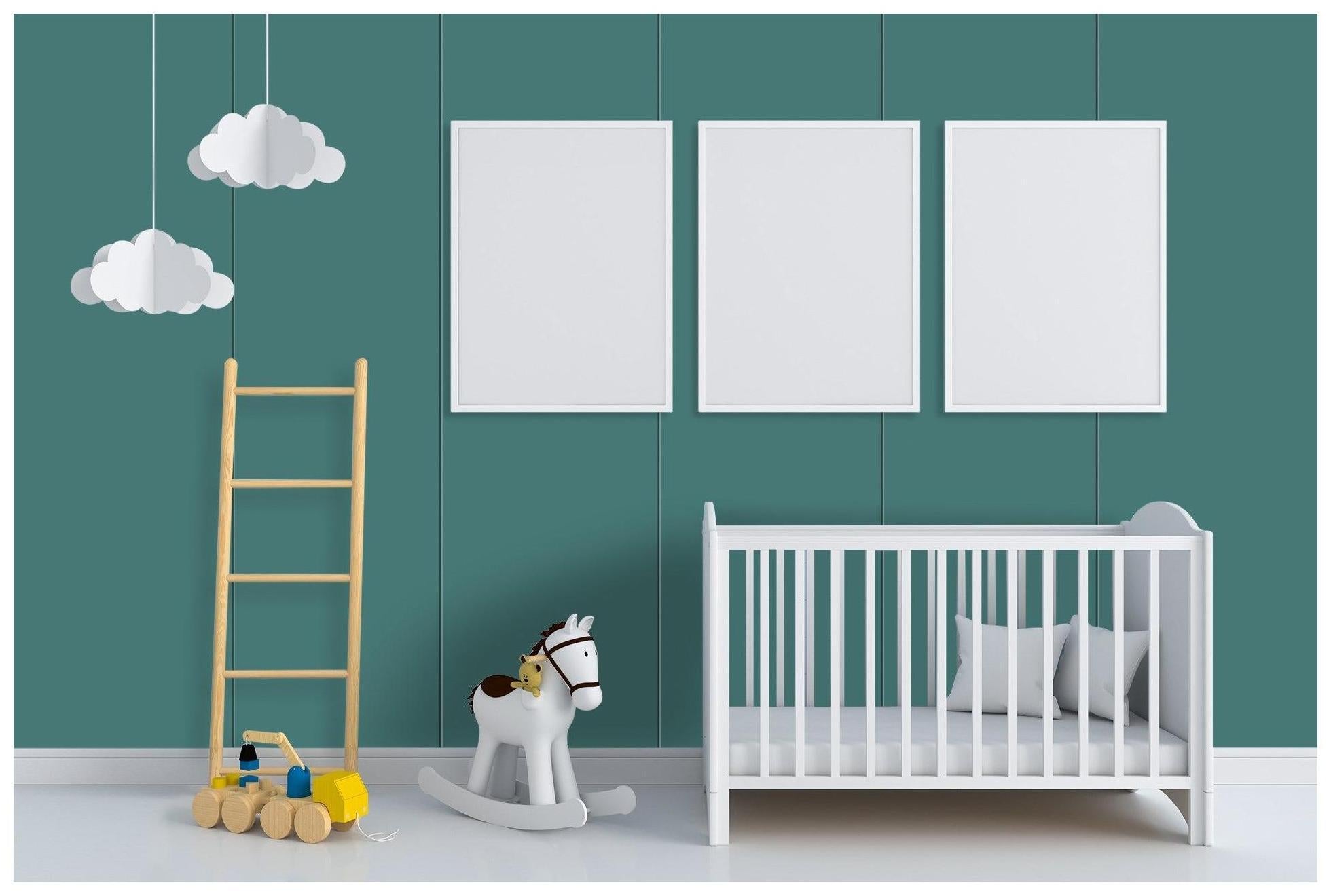 Green Tea Plain Laminate 8x4 ft High Gloss 1 mm - 3577 SMR