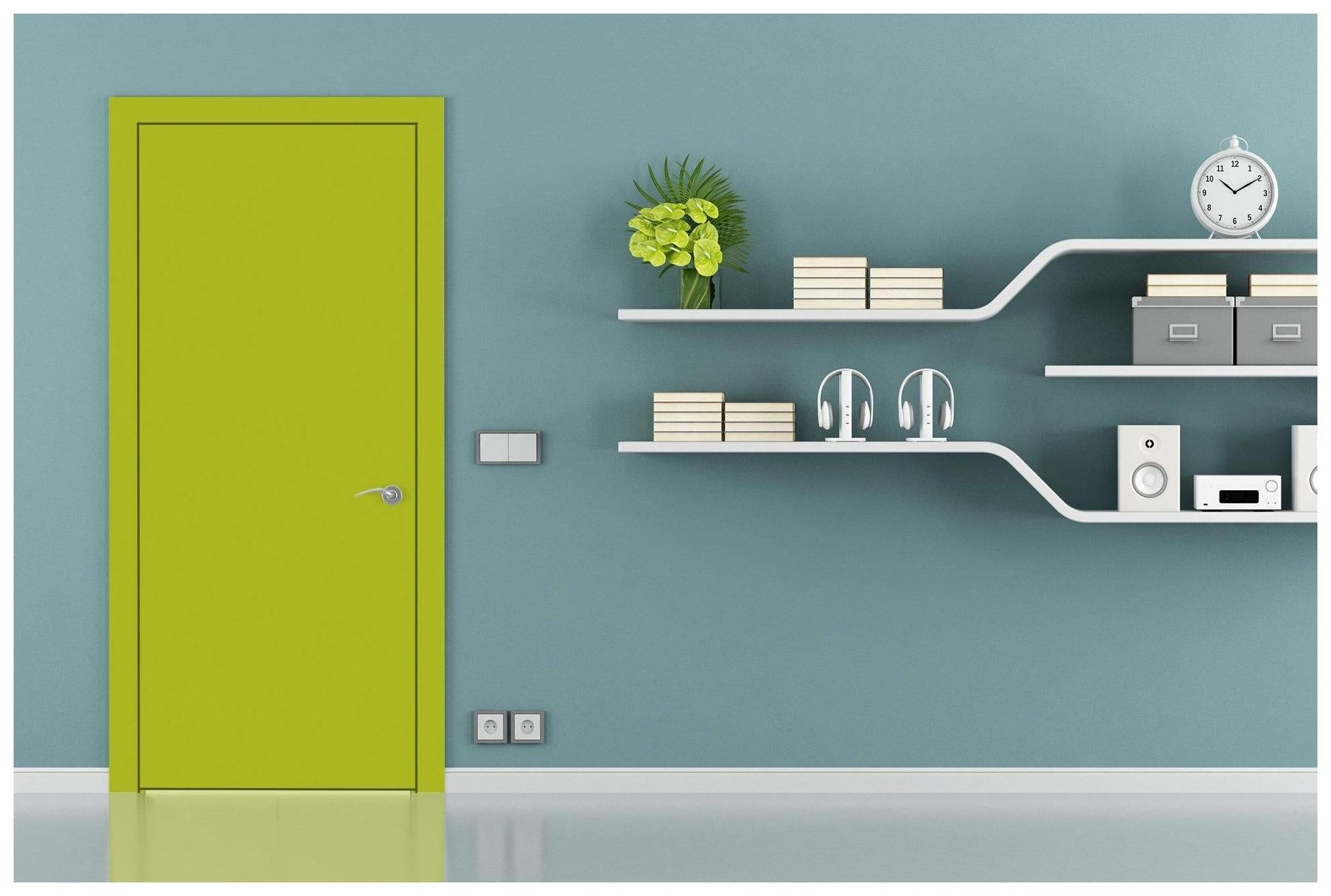 Fresh Green Plain Laminate 8x4 ft Suede 1 mm - 3580 SUD