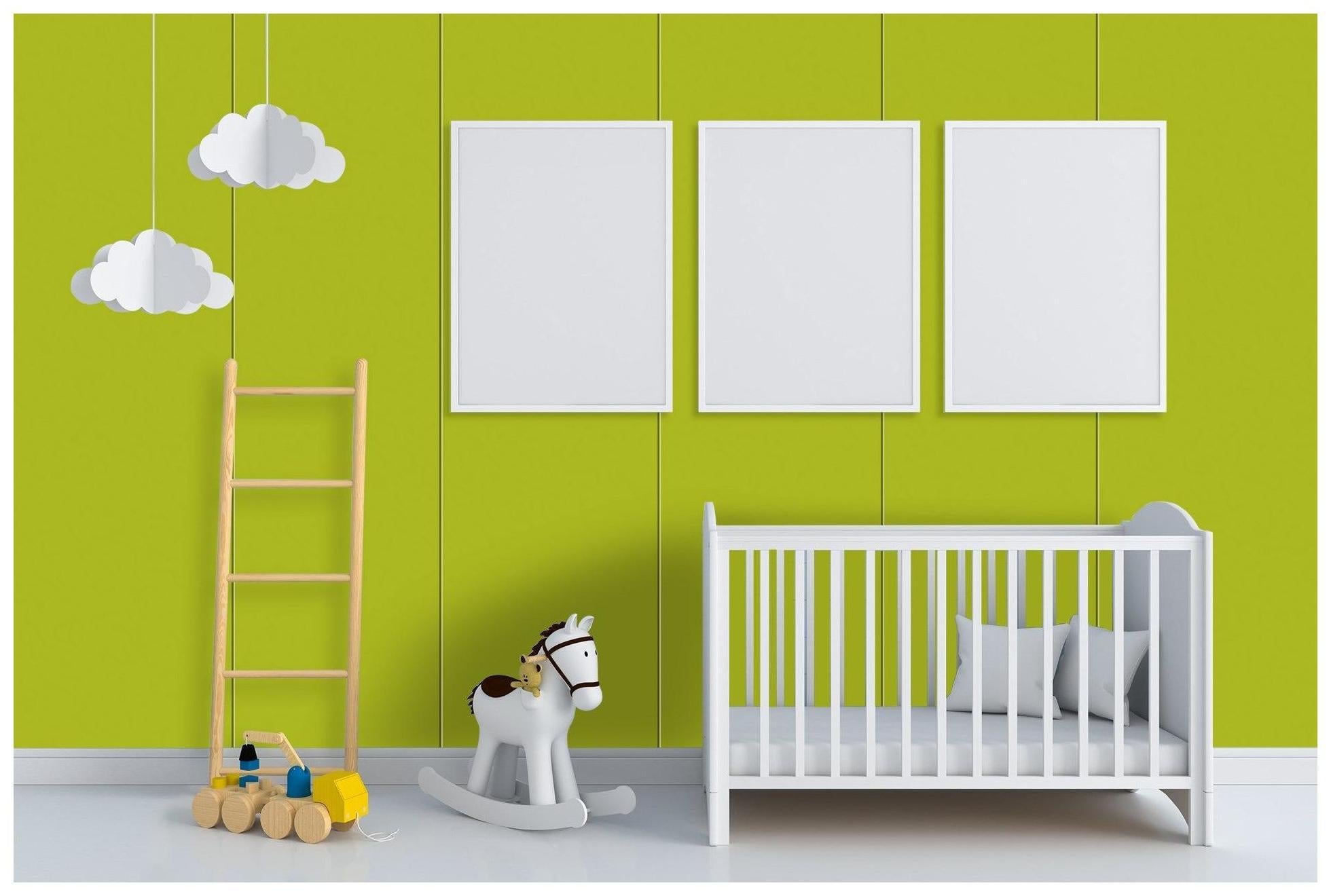 Fresh Green Plain Laminate 8x4 ft Suede 1 mm - 3580 SUD