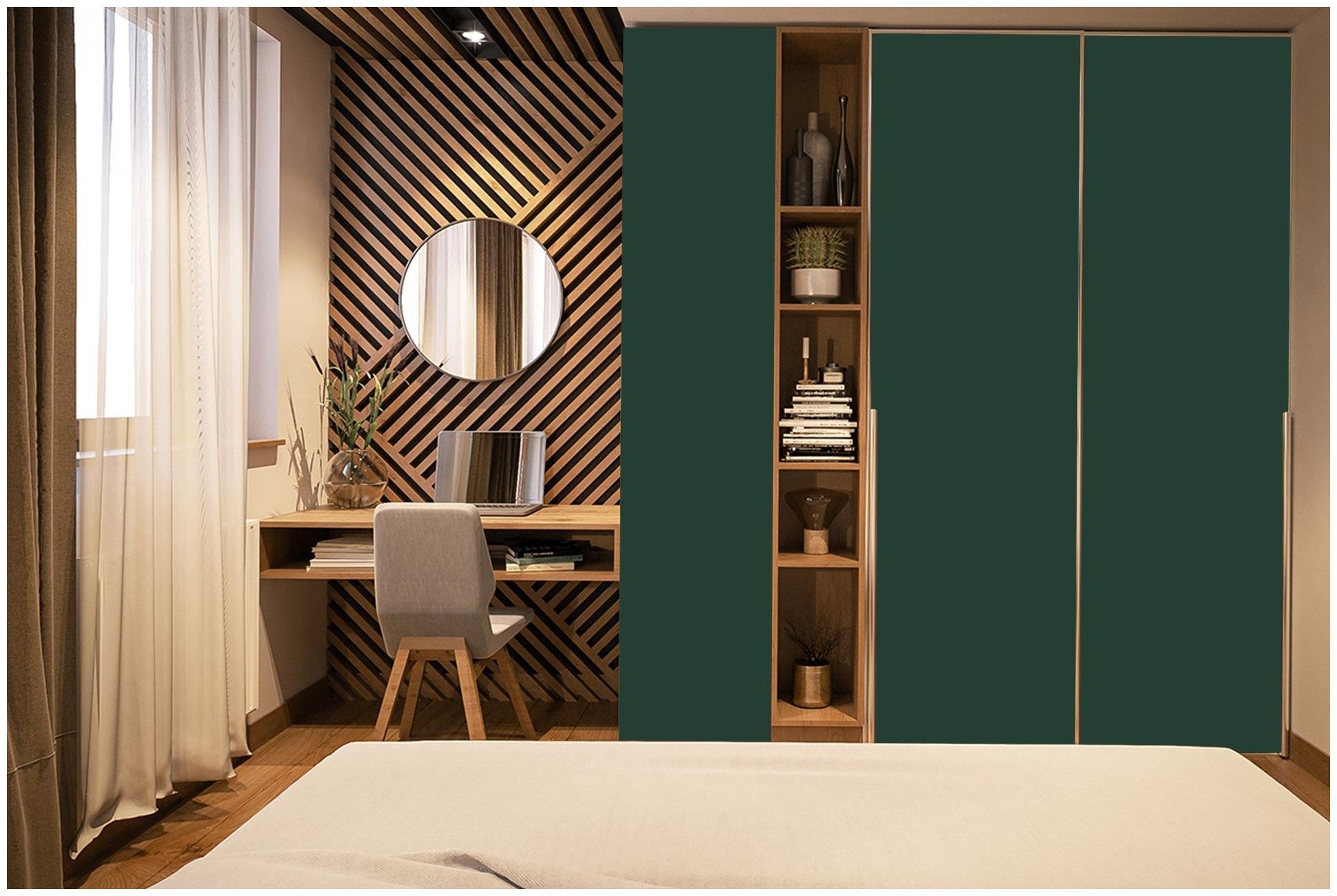Verde Plain Laminate 8x4 ft Suede 1 mm - 3585 SUD