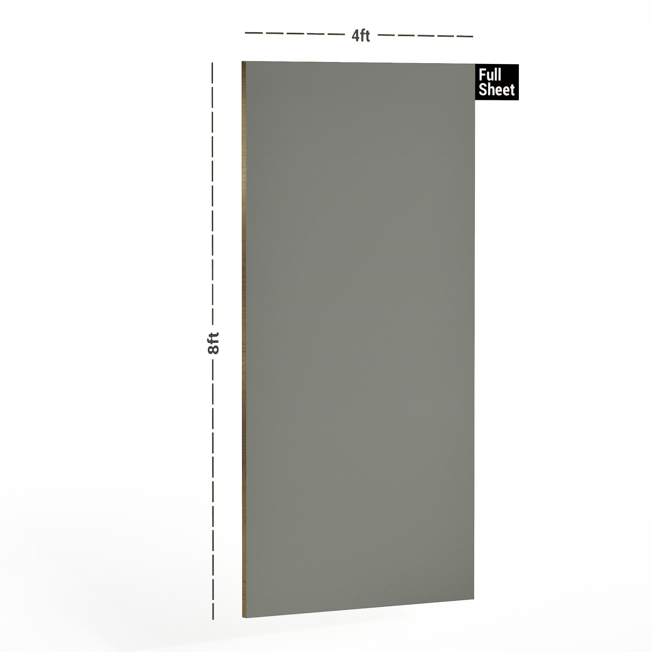 Universal Grey Plain Laminate 8x4 ft High Gloss 1 mm - 3586 SLG