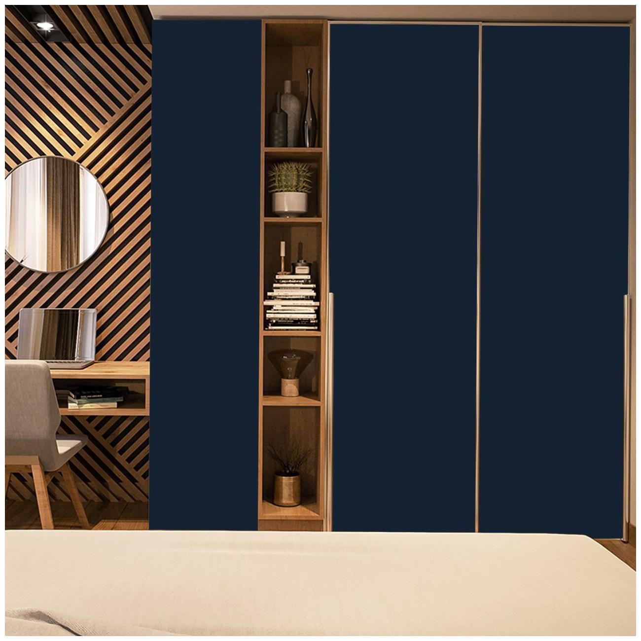 Blue Plain Laminate 8x4 ft High Gloss 1 mm - 3586 SMR