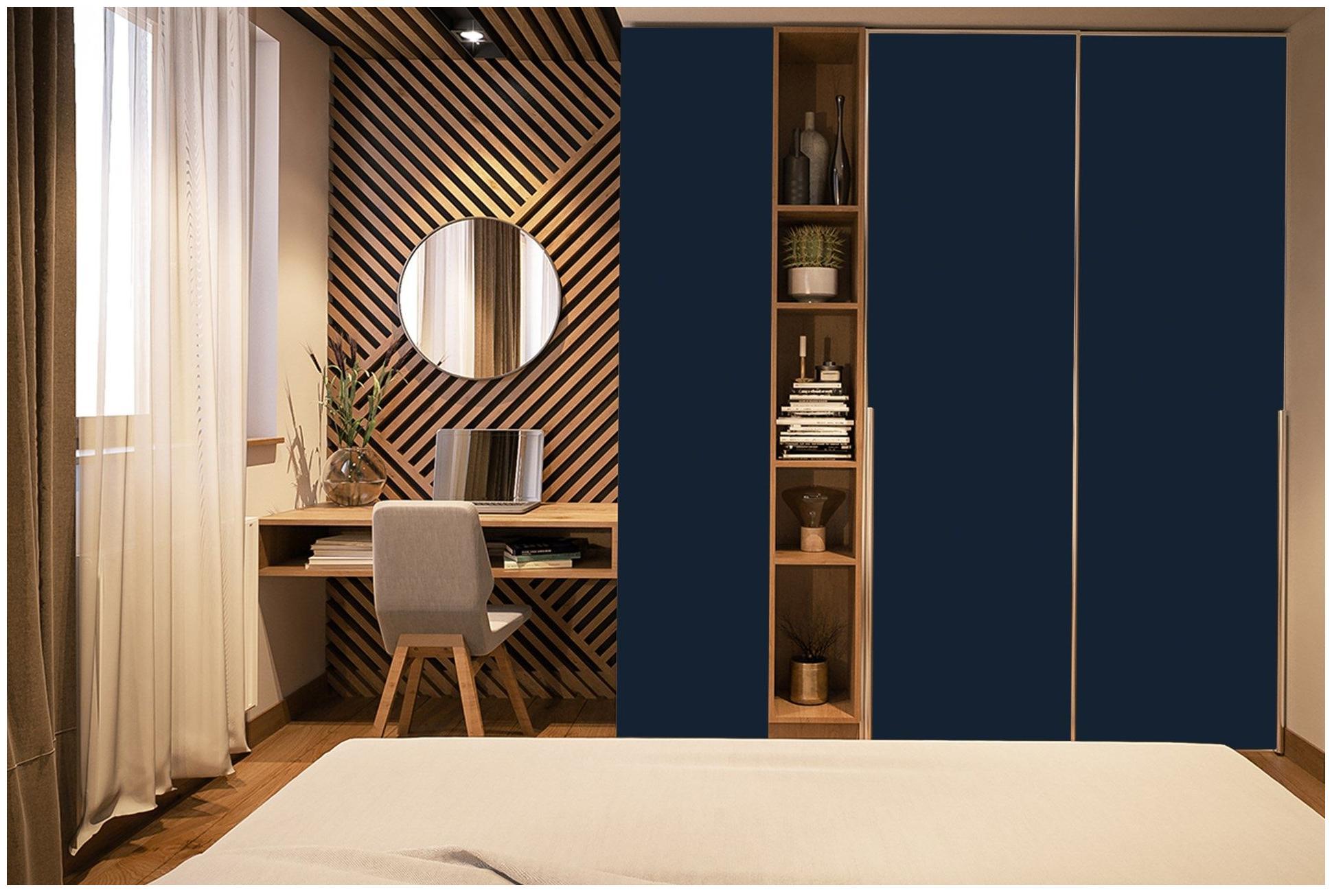 Bue Plain Laminate 8x4 ft Suede 1 mm - 3586 SUD