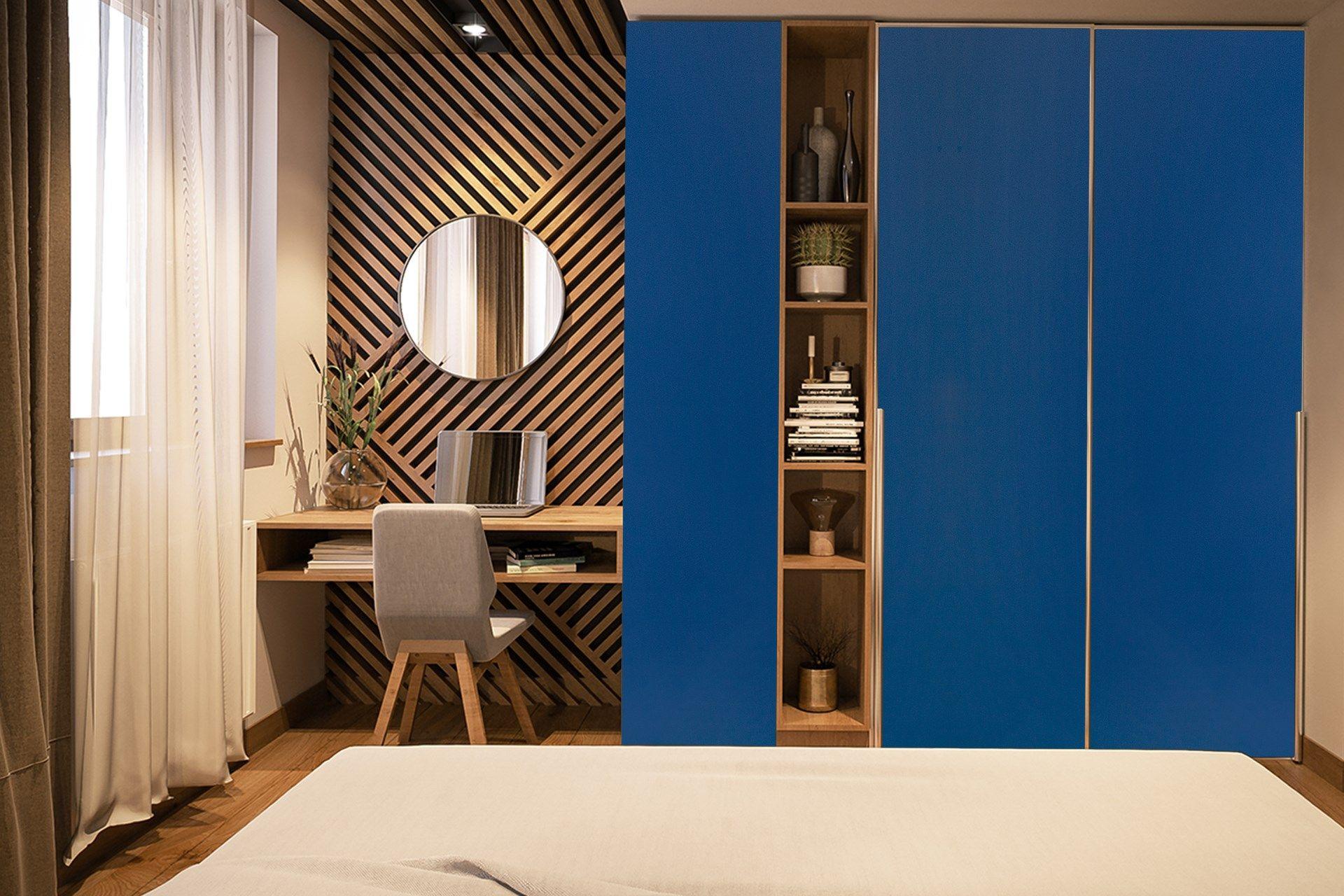 Lapis Blue Plain Laminate 8x4 ft Super Matte 1 mm - 3587 RSO