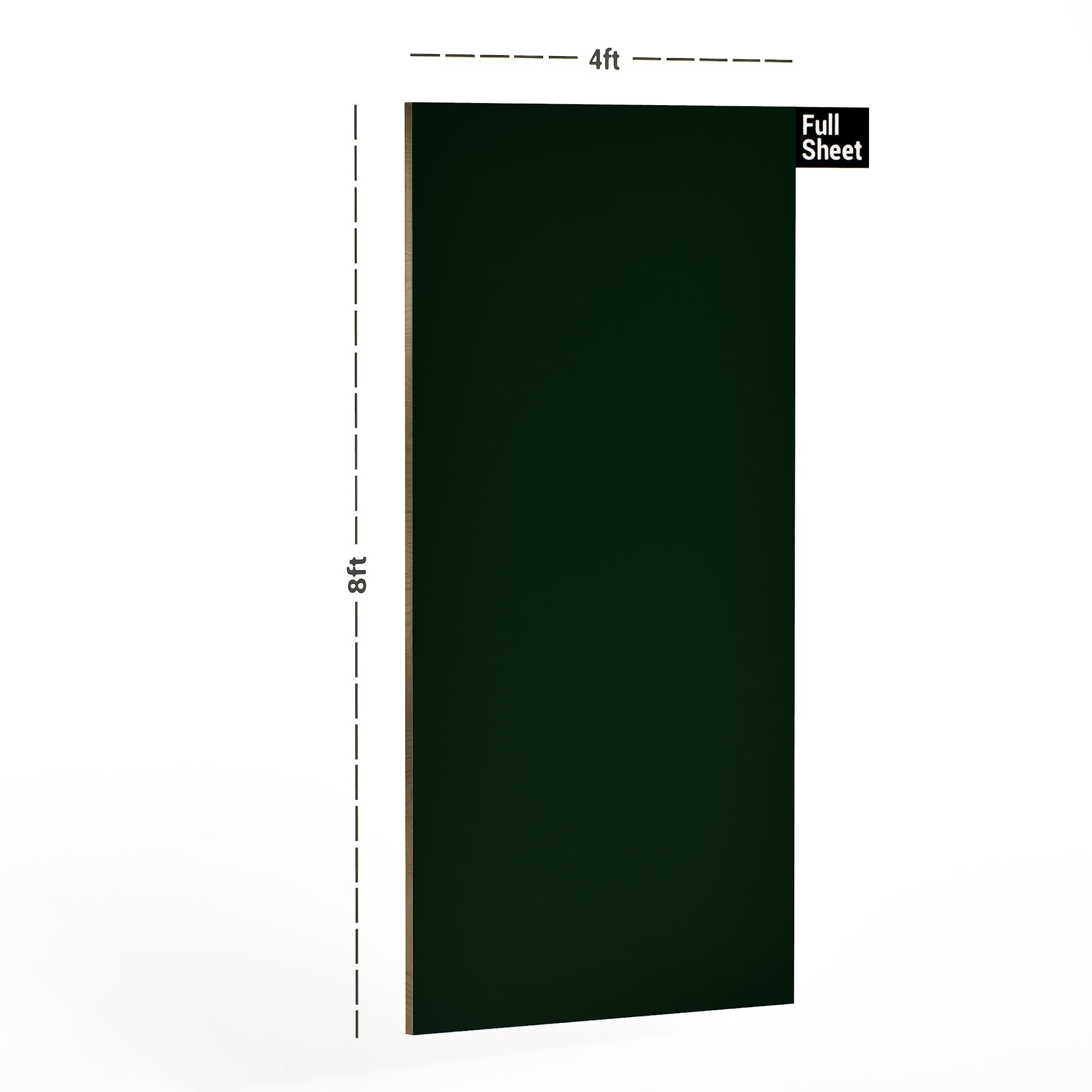Green Plain Laminate 8x4 ft Suede 1 mm - 3593 The