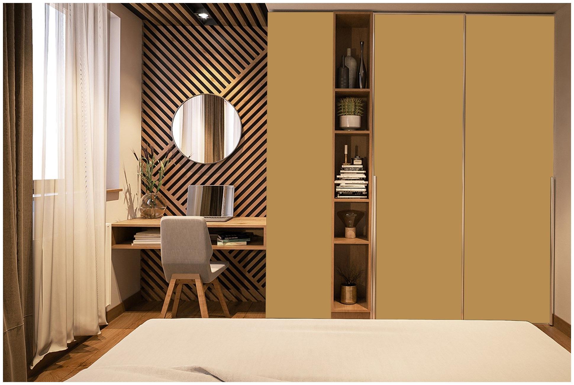 Tucson Gold Plain Laminate 8x4 ft High Gloss 1 mm - 3605 NGL