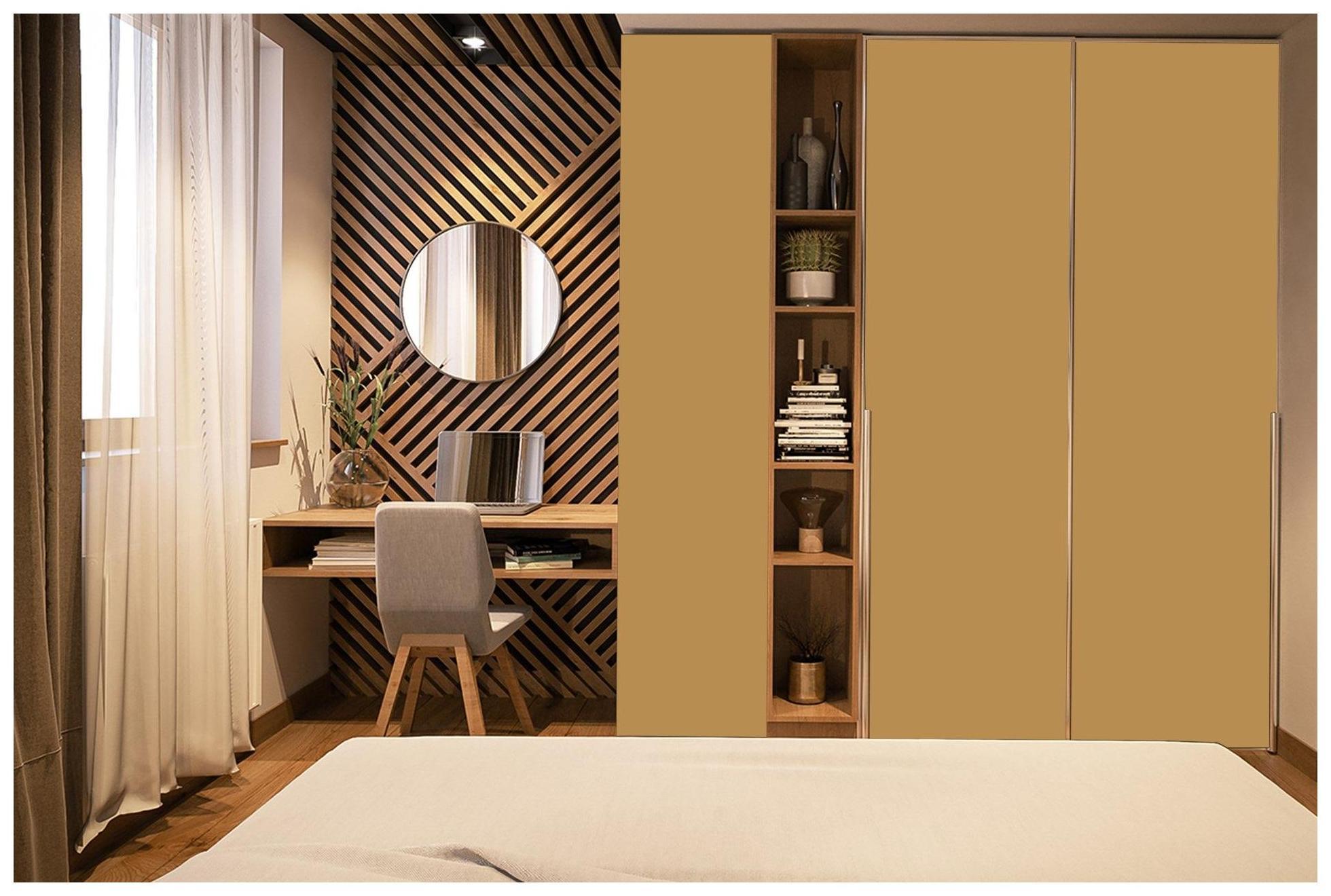 Tucson Gold Plain Laminate 8x4 ft High Gloss 1 mm - 3605 SMR