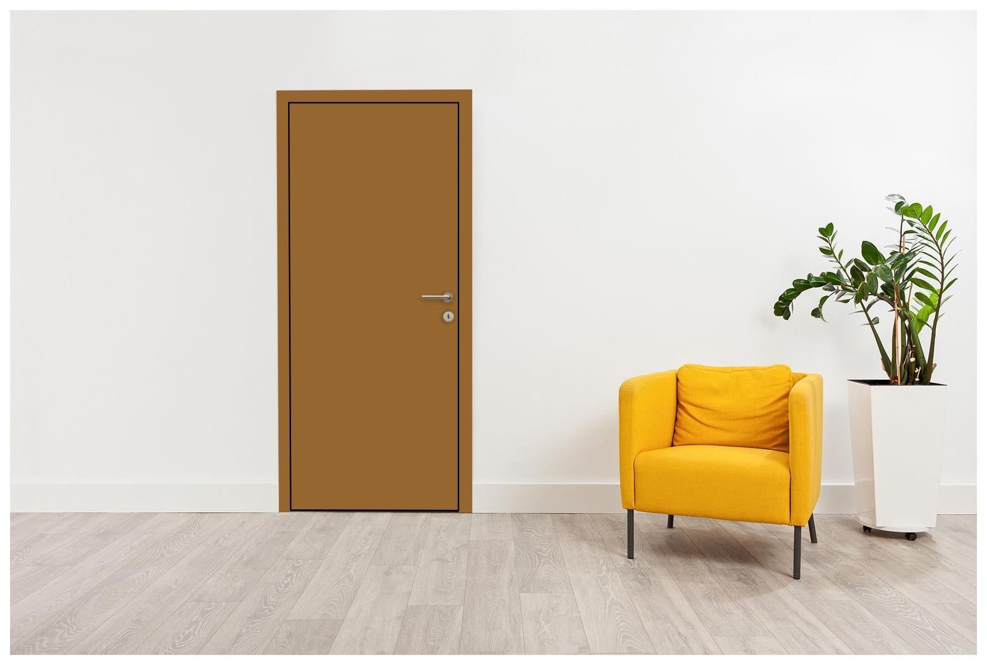 Tucson Gold Plain Laminate 8x4 ft Suede 1 mm - 3605 SUD