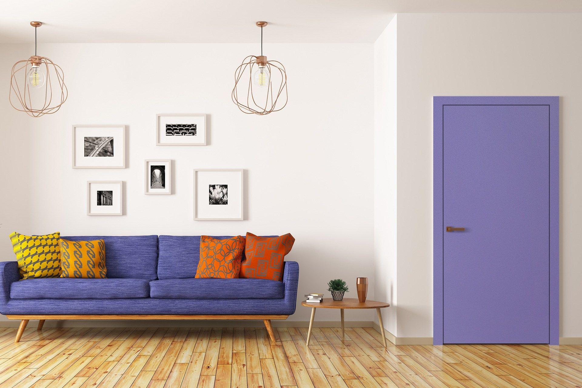 Wild Lilac Plain Laminate 8x4 ft Suede 1 mm - 3633 SUD