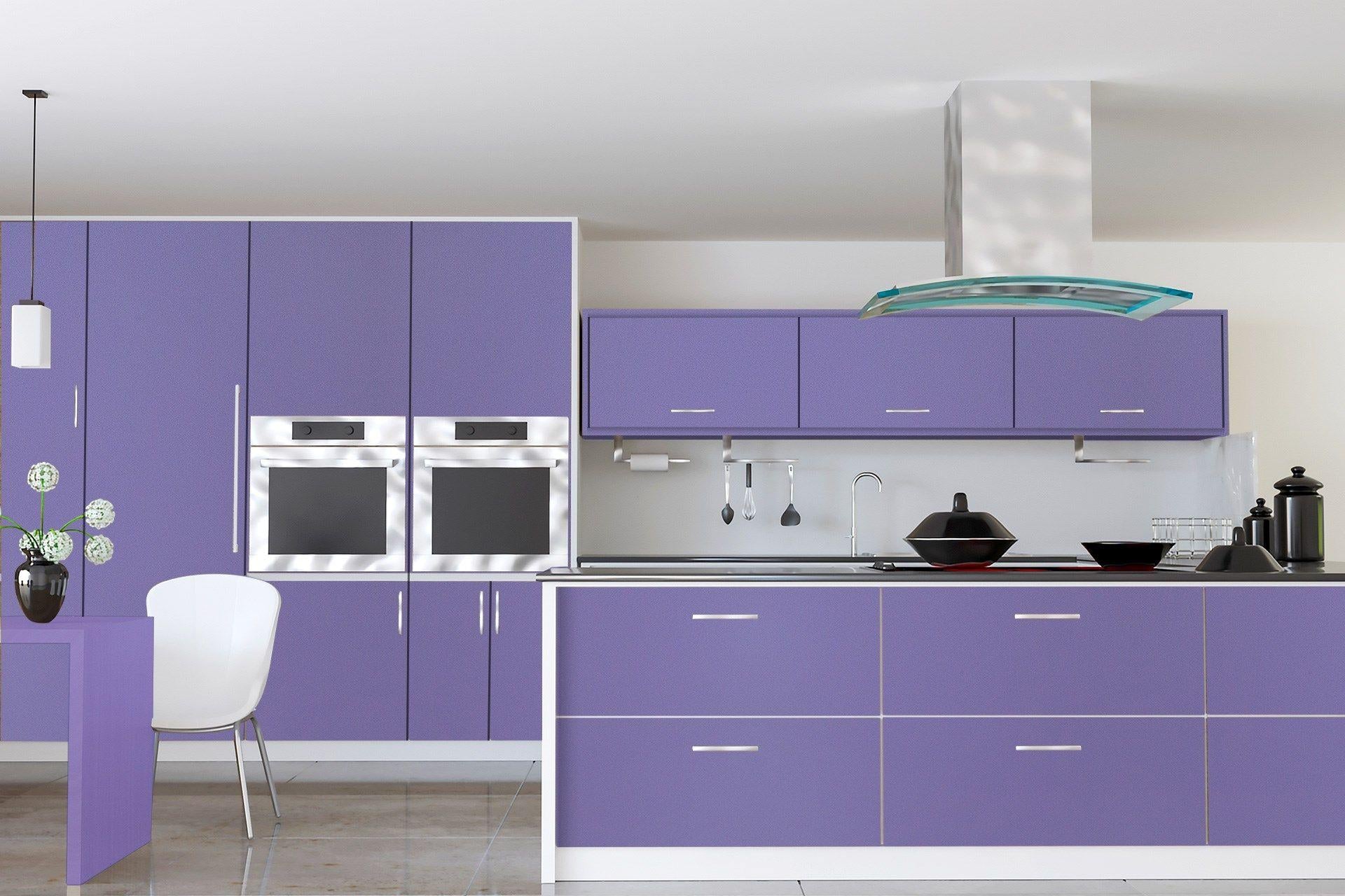 Wild Lilac Plain Laminate 8x4 ft Suede 1 mm - 3633 SUD