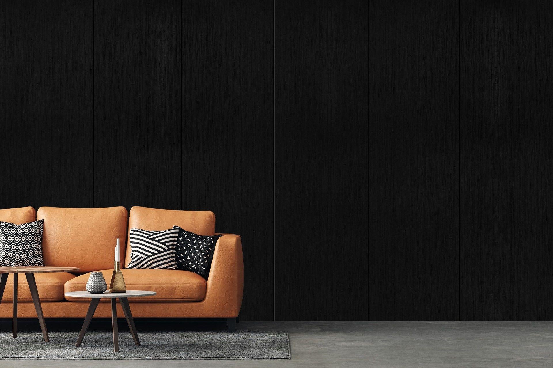 Black Marble & Stone Laminate 8x4 ft Texture 1 mm - 3646 ROK