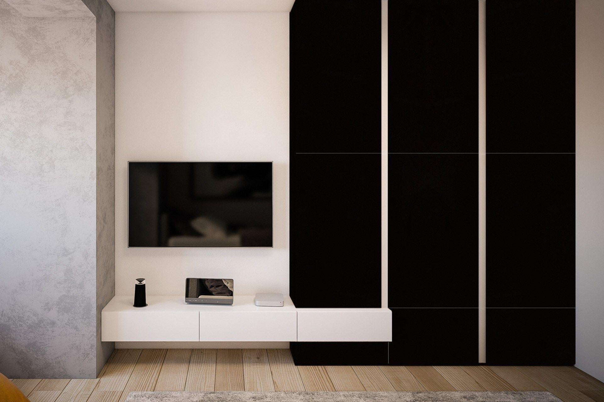 Black Plain Laminate 8x4 ft High Gloss 1 mm - 3646 SMR