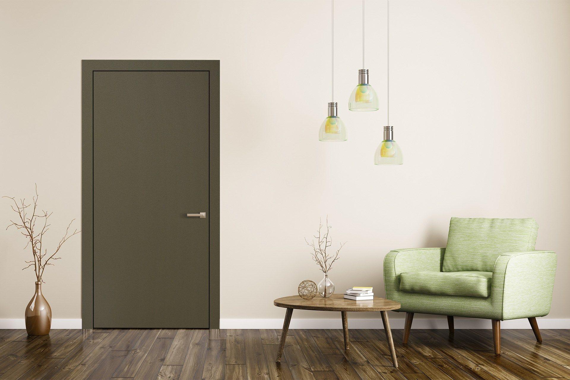 Taupe Plain Laminate 8x4 ft Suede 1 mm - 3652 SUD