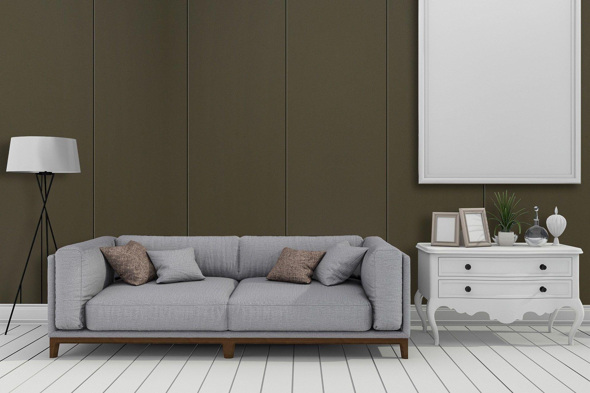 Taupe Plain Laminate 8x4 ft Suede 1 mm - 3652 SUD