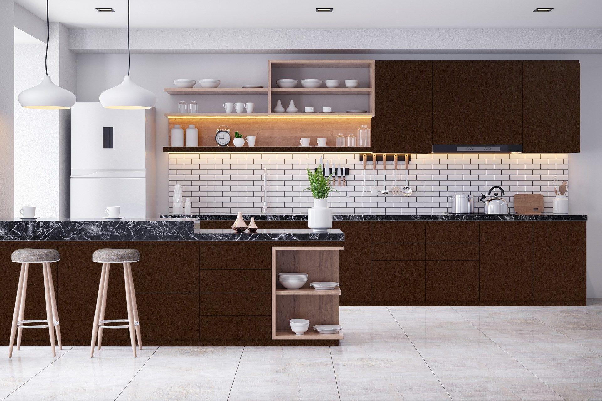 Beaver Plain Laminate 8x4 ft High Gloss 1 mm - 3711 NGL