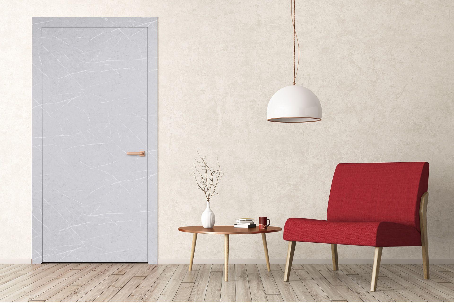 Pietra-Moon White Marble & Stone Laminate 8x4 ft High Gloss 1 mm - 3741 NGL