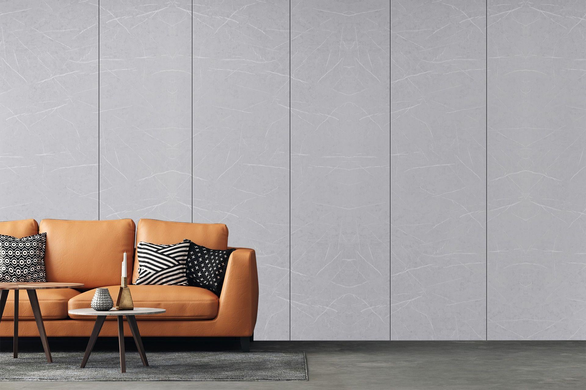 Pietra-Moon White Marble & Stone Laminate 8x4 ft Super Matte 1 mm - 3741 RSO
