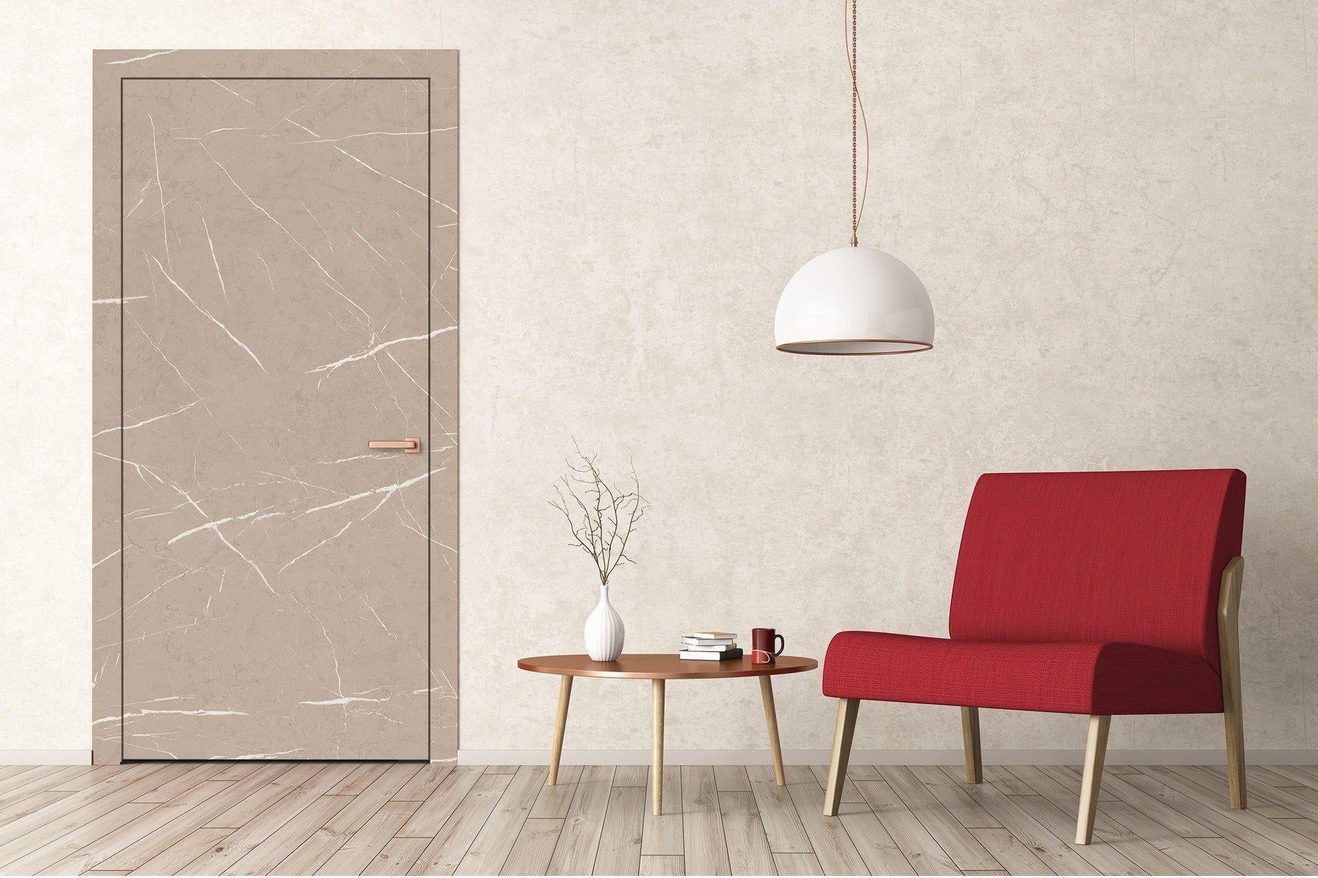 Pietra-Balsam Brown Marble & Stone Laminate 8x4 ft High Gloss 1 mm - 3742 NGL