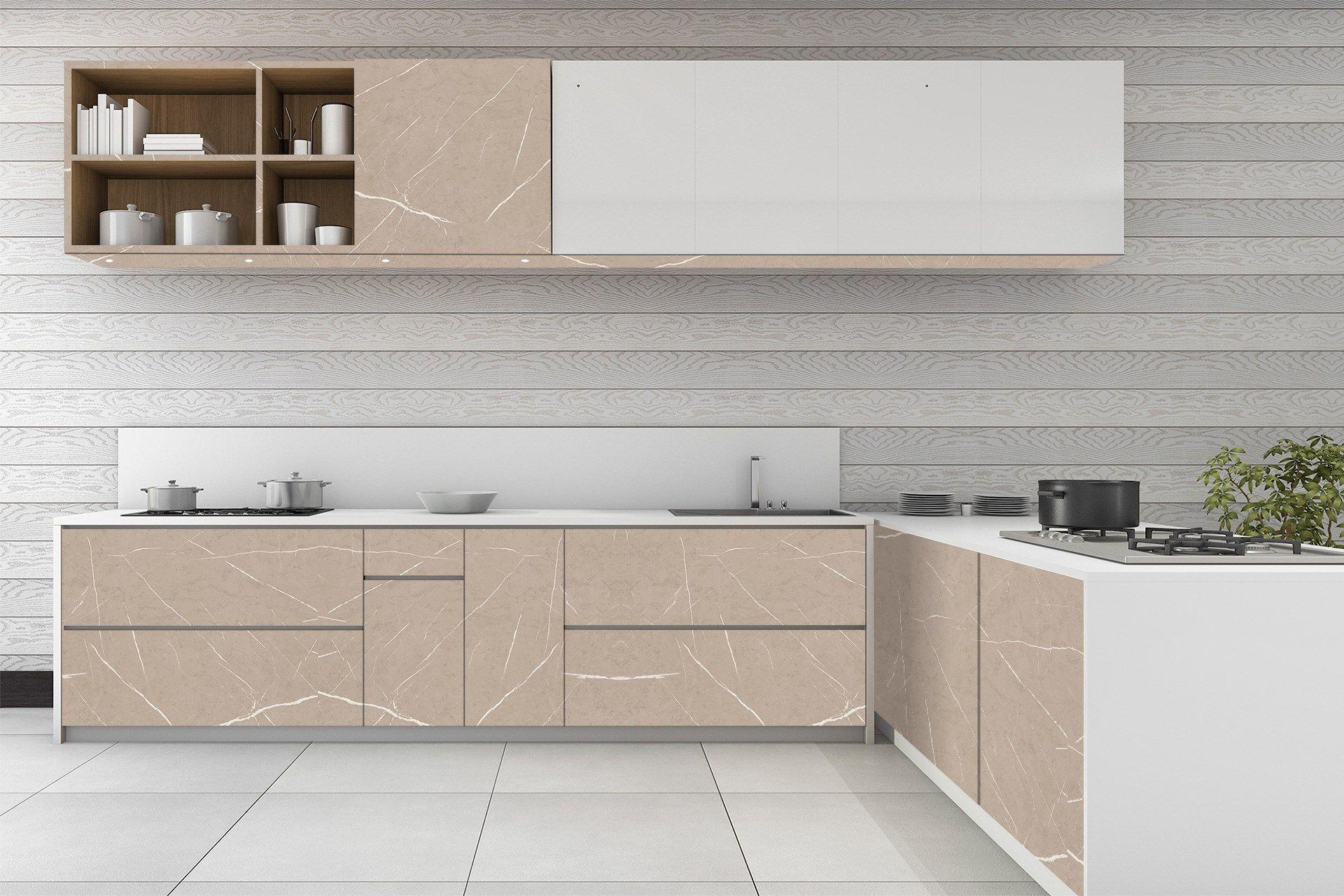Pietra-Balsam Brow Marble & Stone Laminate 8x4 ft Super Matte 1 mm - 3742 RSO