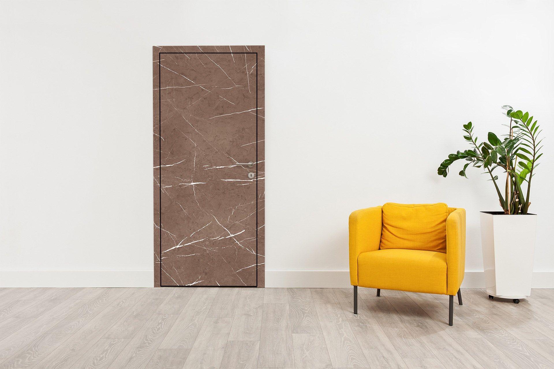 Pietra-Millet Brown Marble & Stone Laminate 8x4 ft Super Matte 1 mm - 3743 RSO