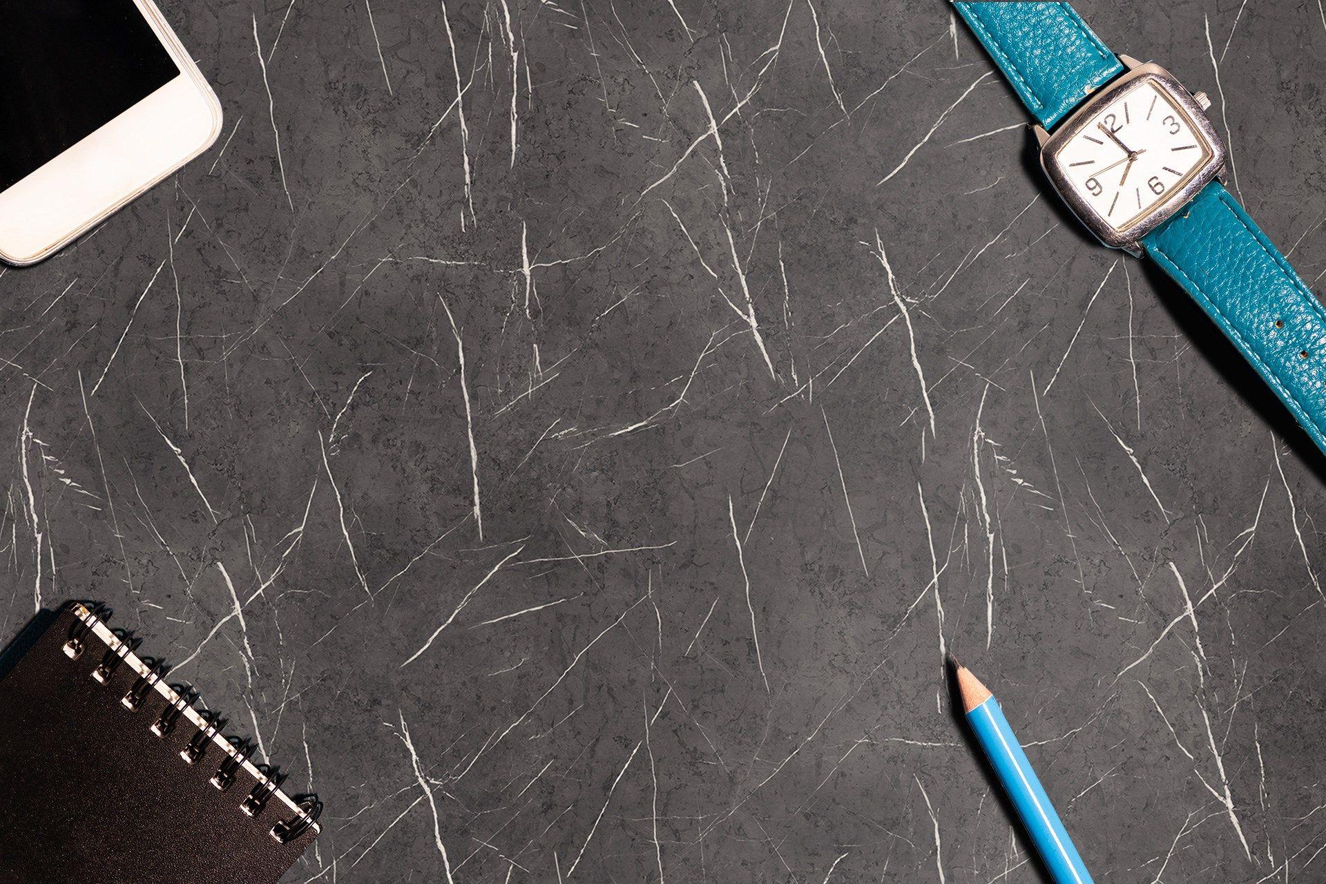 Pietra-Cave Grey Marble & Stone Laminate 8x4 ft High Gloss 1 mm - 3744 NGL