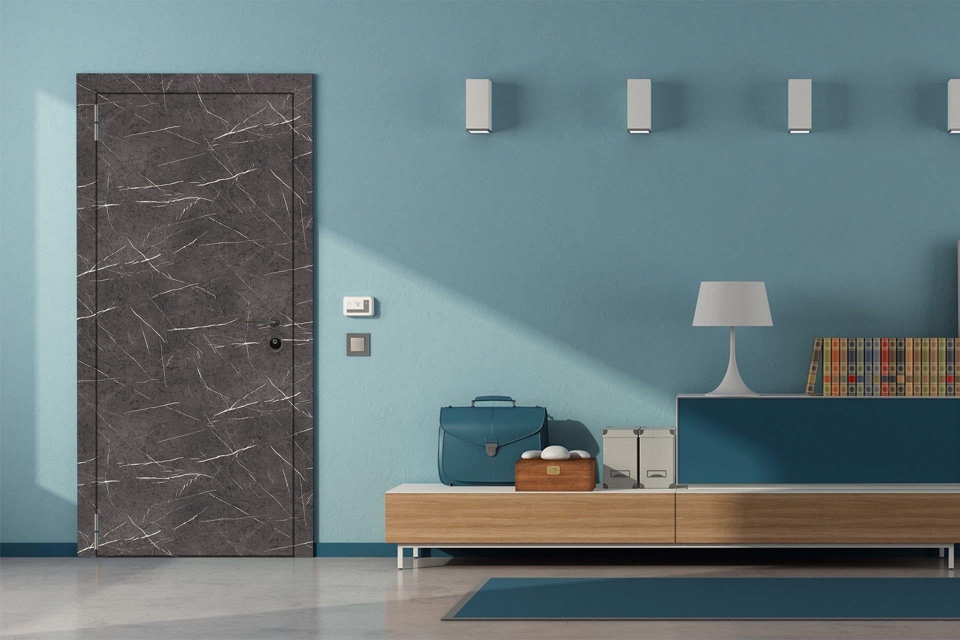 Pietra-Cave Grey Marble & Stone Laminate 8x4 ft Texture 1 mm - 3744 ROK