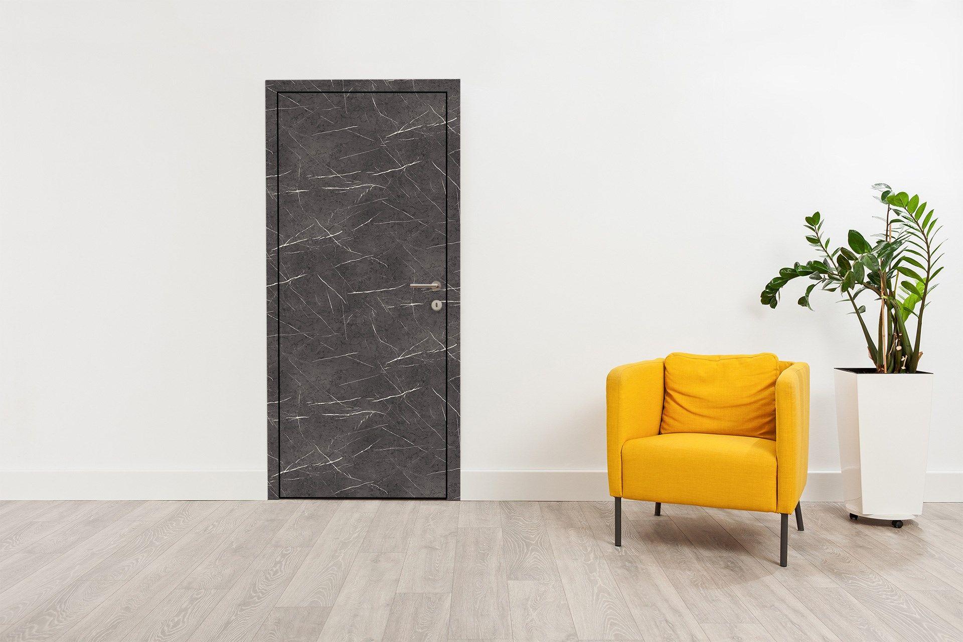 Pietra-Cave Grey Marble & Stone Laminate 8x4 ft Super Matte 1 mm - 3744 RSO