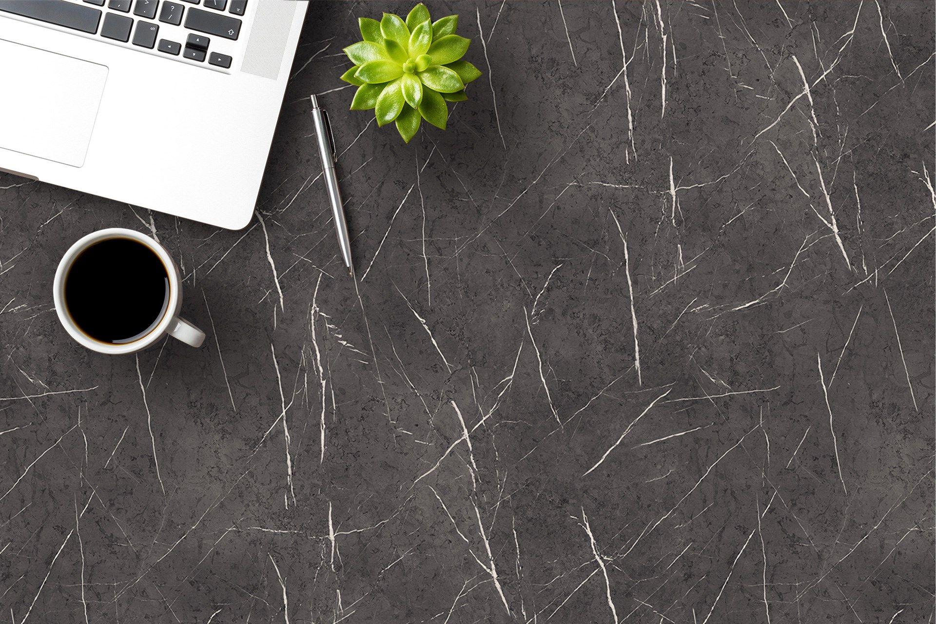 Pietra-Cave Grey Marble & Stone Laminate 8x4 ft Super Matte 1 mm - 3744 RSO