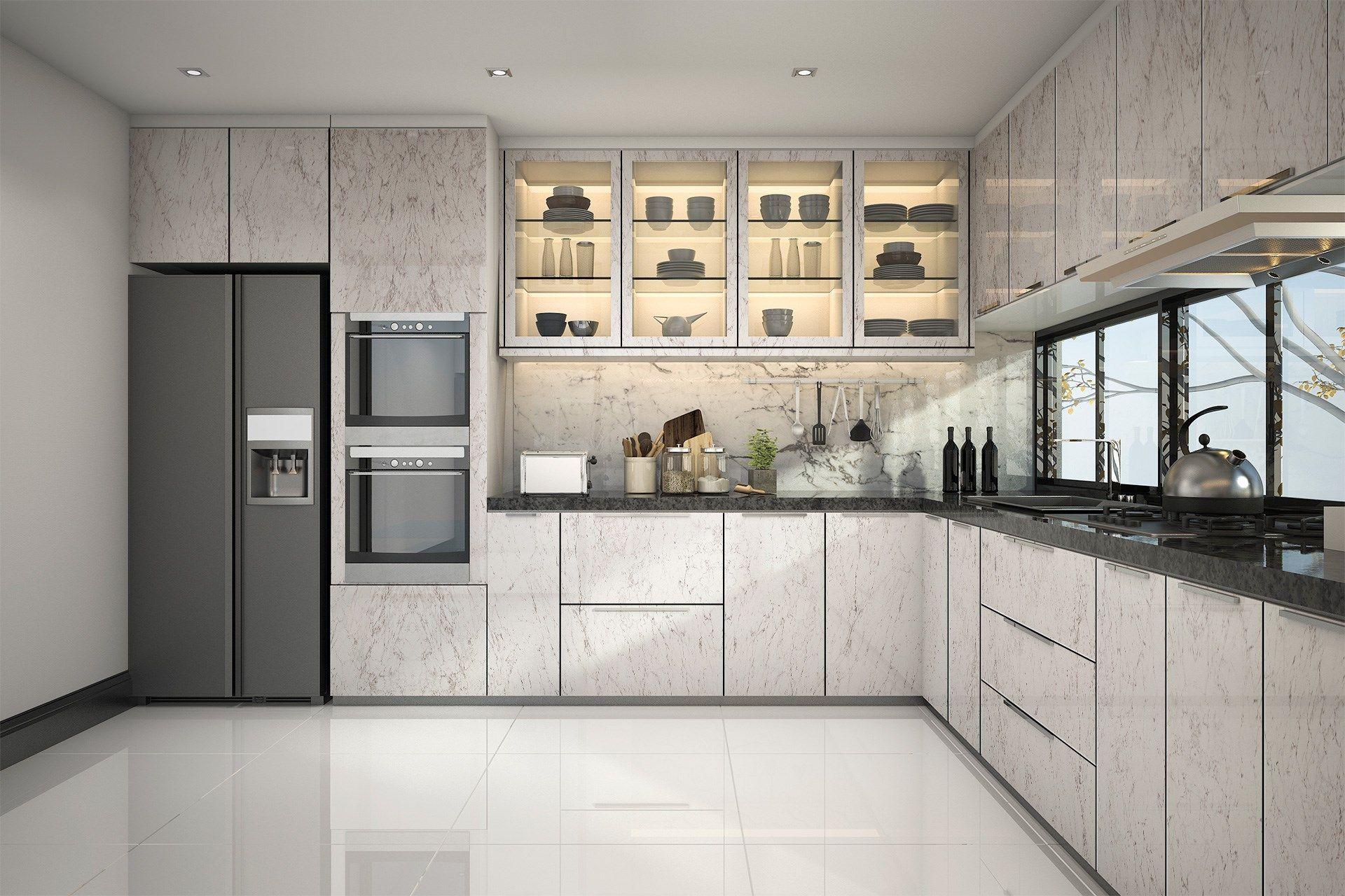 Classic Marble & Stone Laminate 8x4 ft High Gloss 1 mm - 3777 NGL