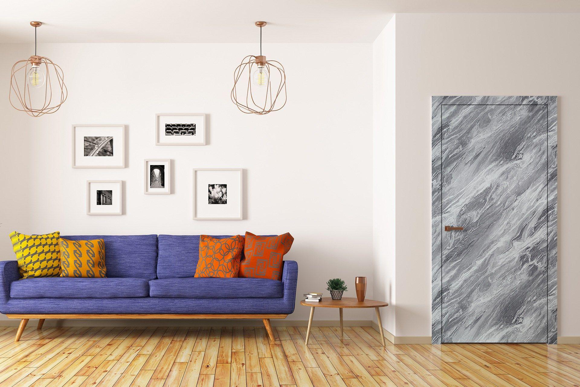 Newmika Atlantis 8x4 ft High Gloss marble & stone laminates Grey 3788_NGL